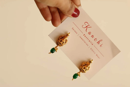 Simple temple pendant Necklace