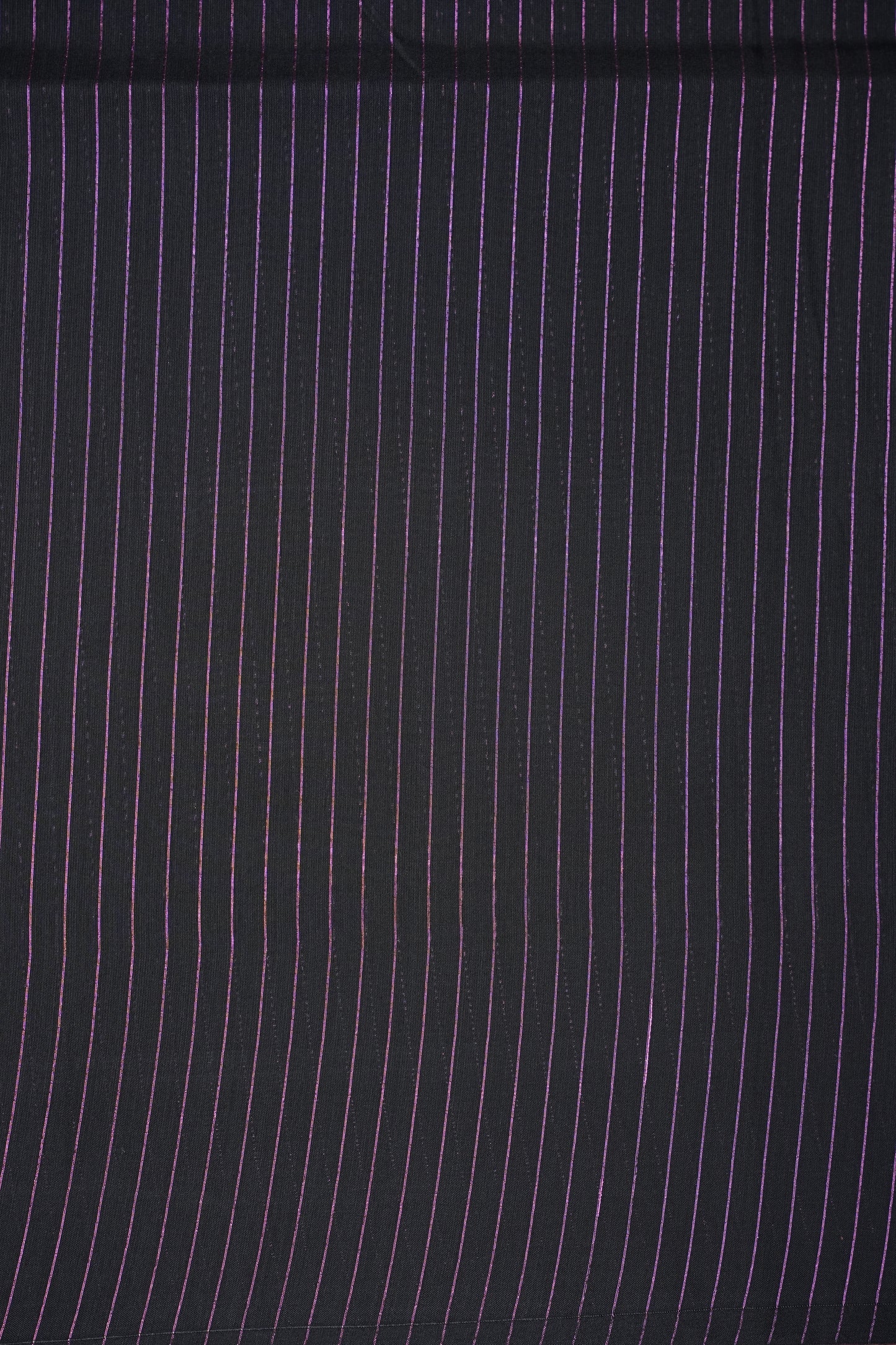 Tissued Silk Cotton Saree - Black and Rose Gold