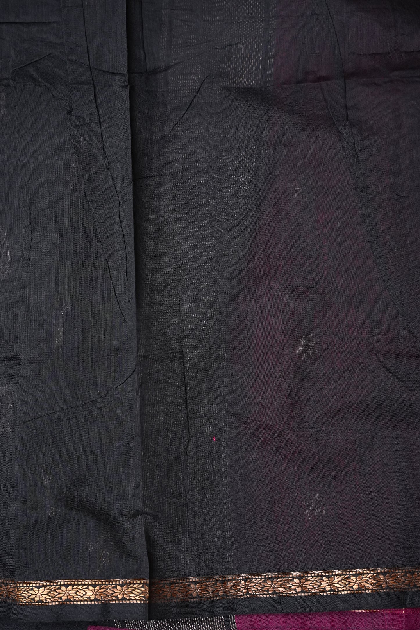 Maheshwari Silk Cotton Saree - Pink