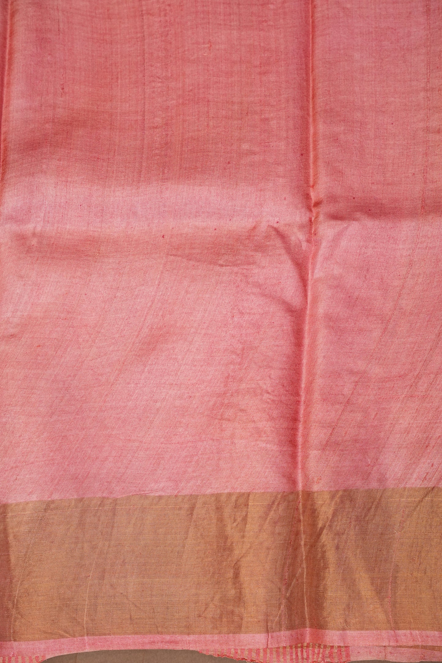 Floral Printed Pure Tussar Silk Saree - Half white