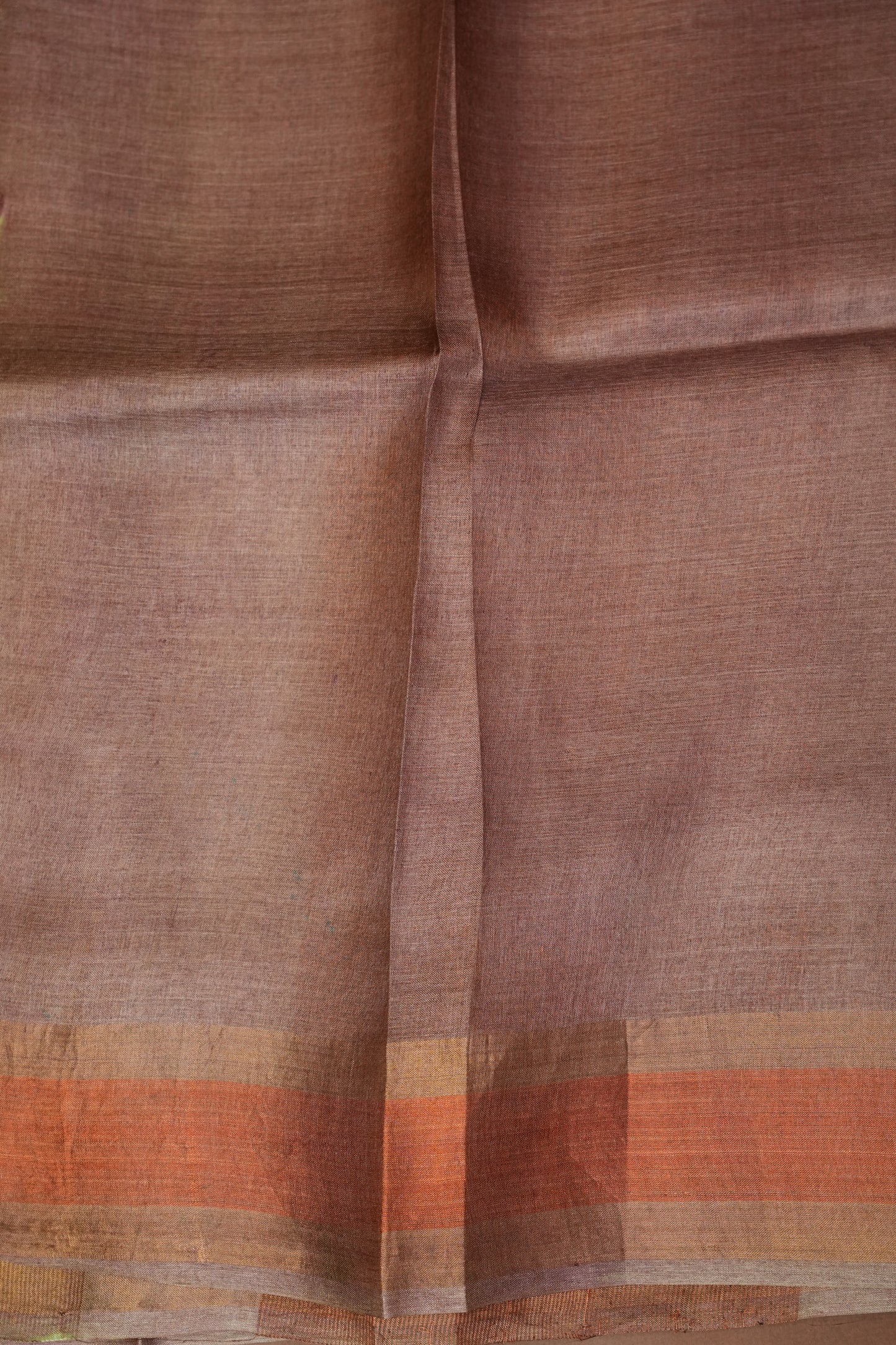 Floral Printed Pure Tussar Silk Saree - Pistachio