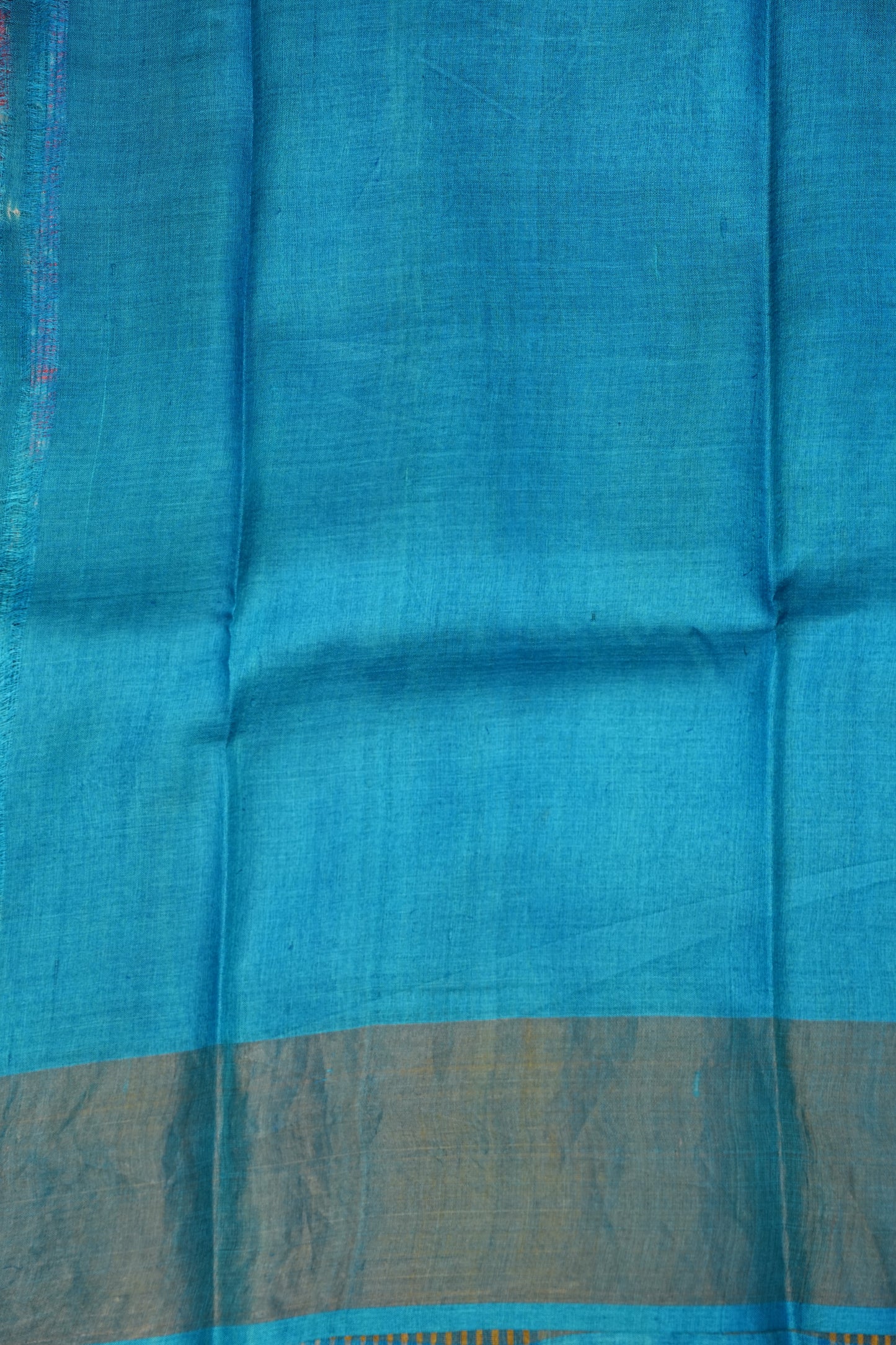 Geometric Patterned Pure Tussar Silk Saree - Pink