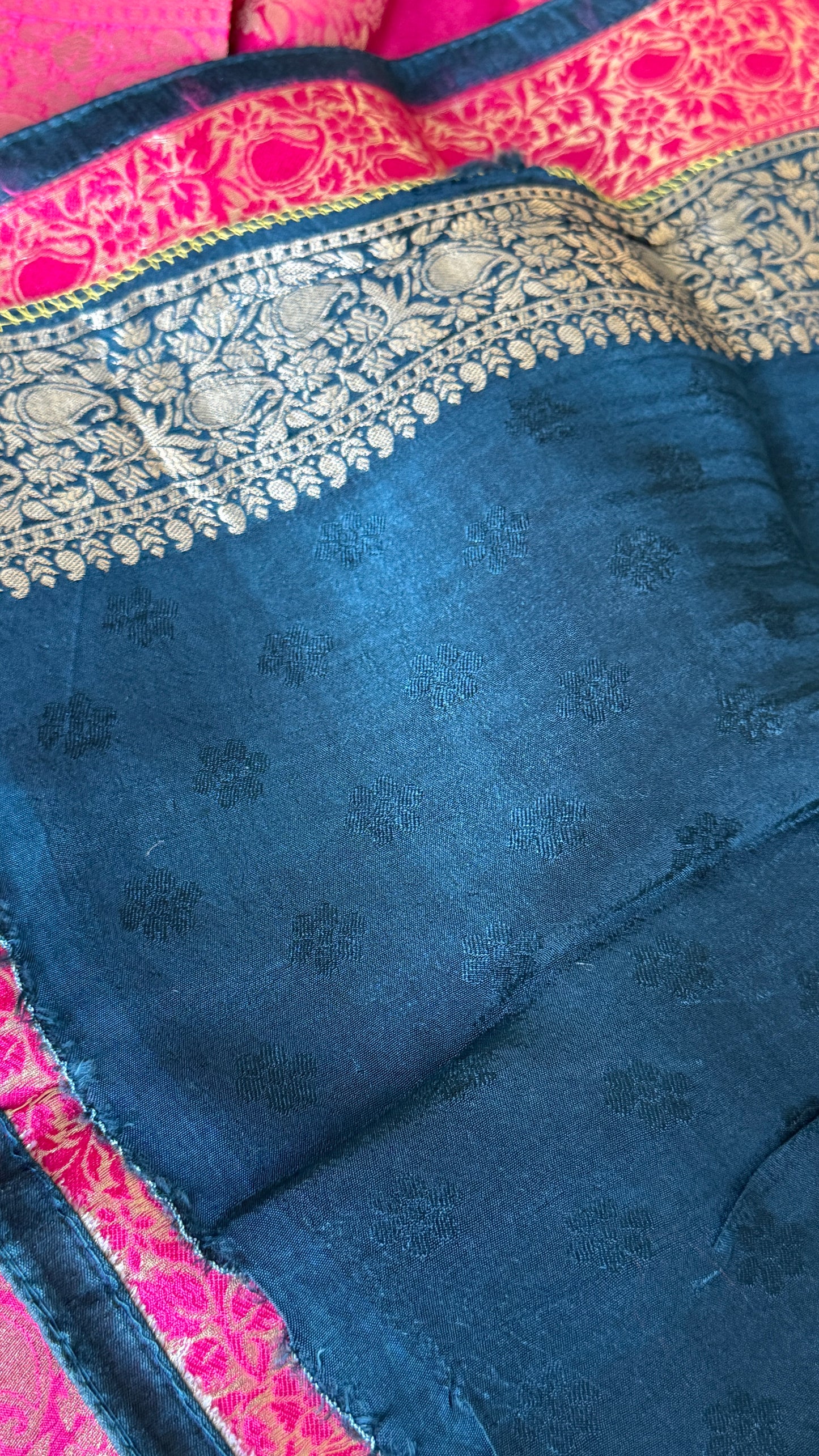 Munga Silk Banarasi Sarees -Hot Pink Elegance