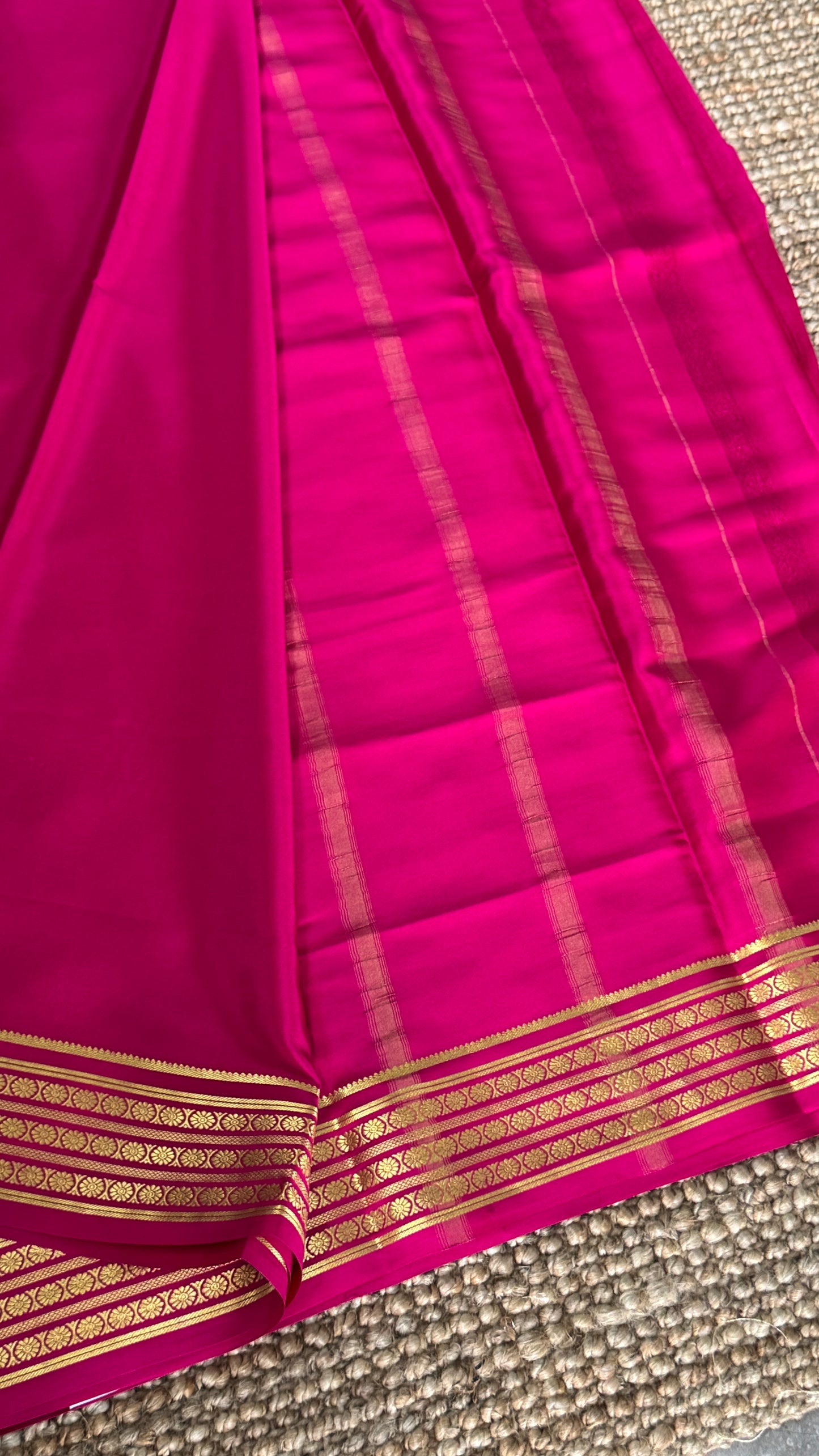 Pure Mysore Silk Sarees - Pink