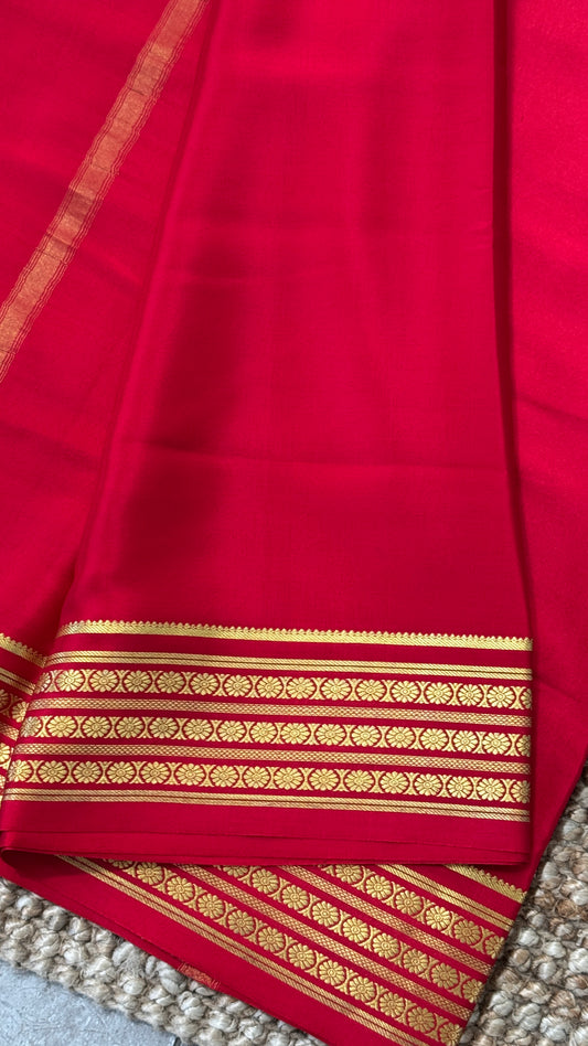 Pure Mysore Silk Sarees - Red