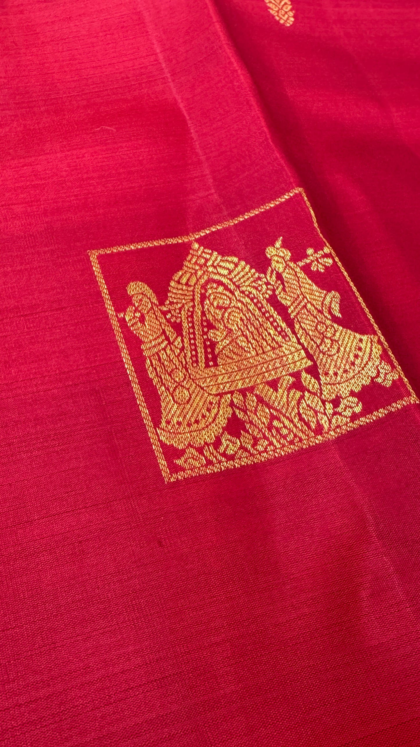 Bridal KANJIVARAM PURE SILK SAREE in DEEP Red