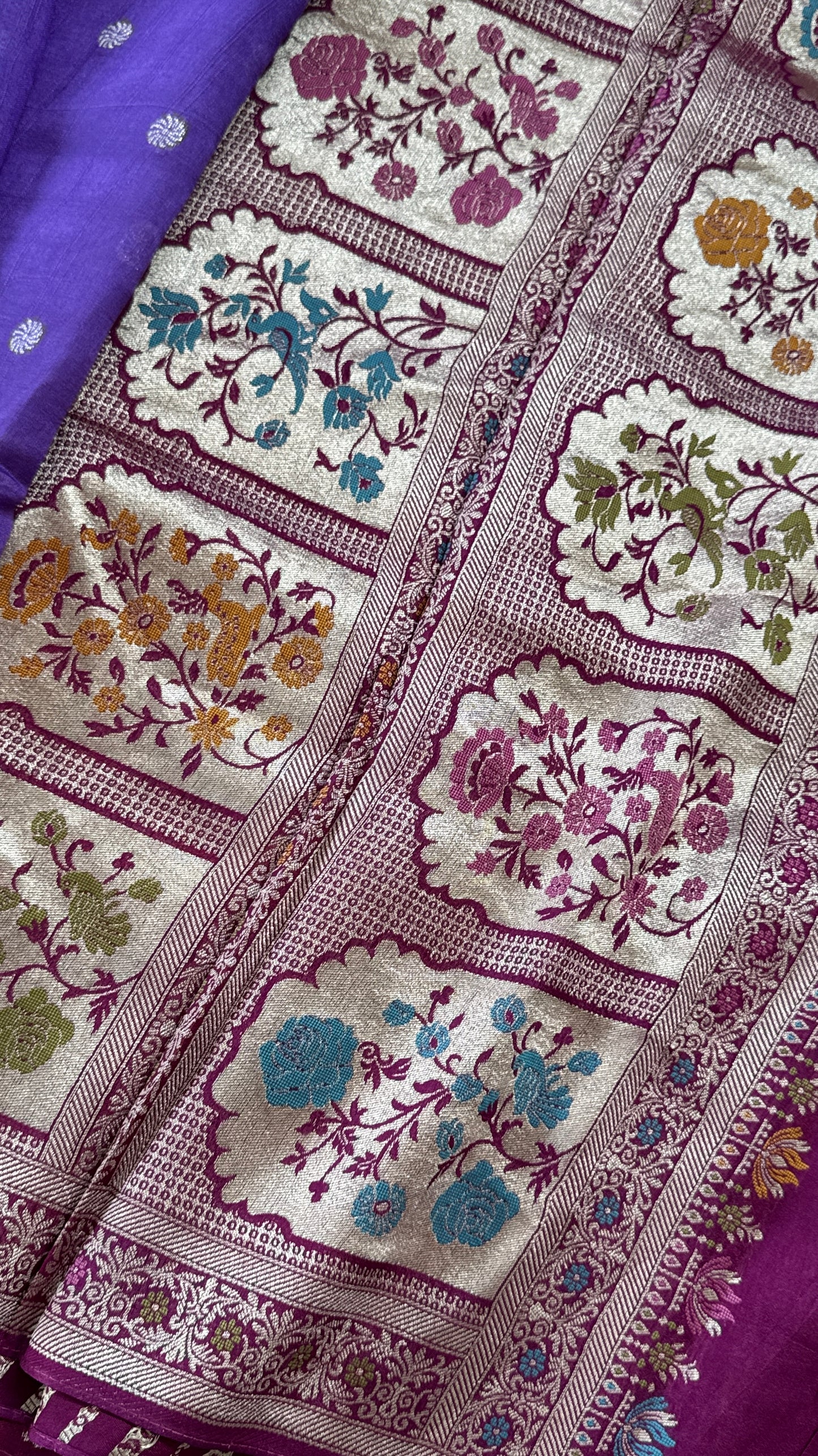 Tussar Raw Silk Handloom – Paithani Borders