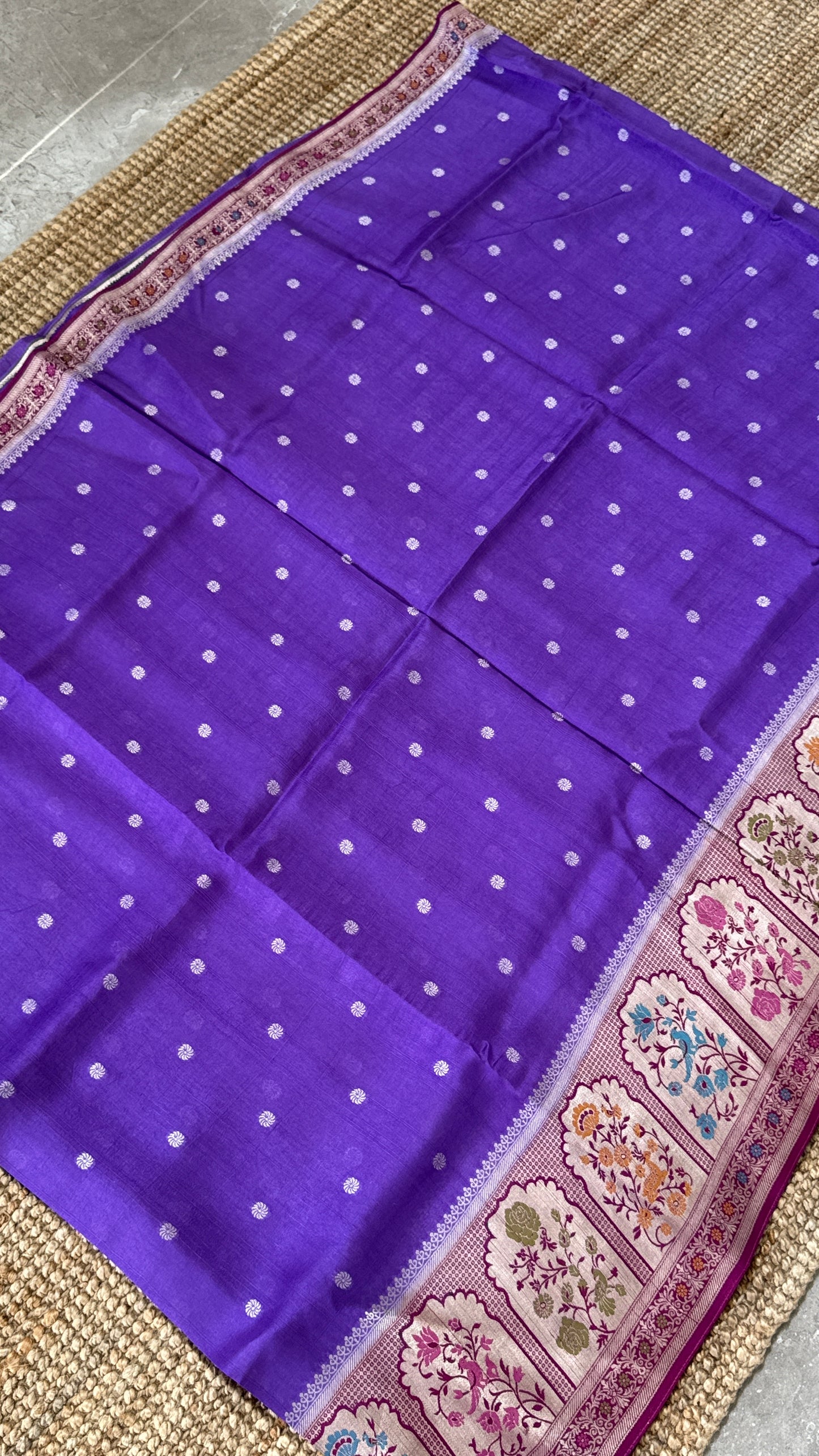Tussar Raw Silk Handloom – Paithani Borders