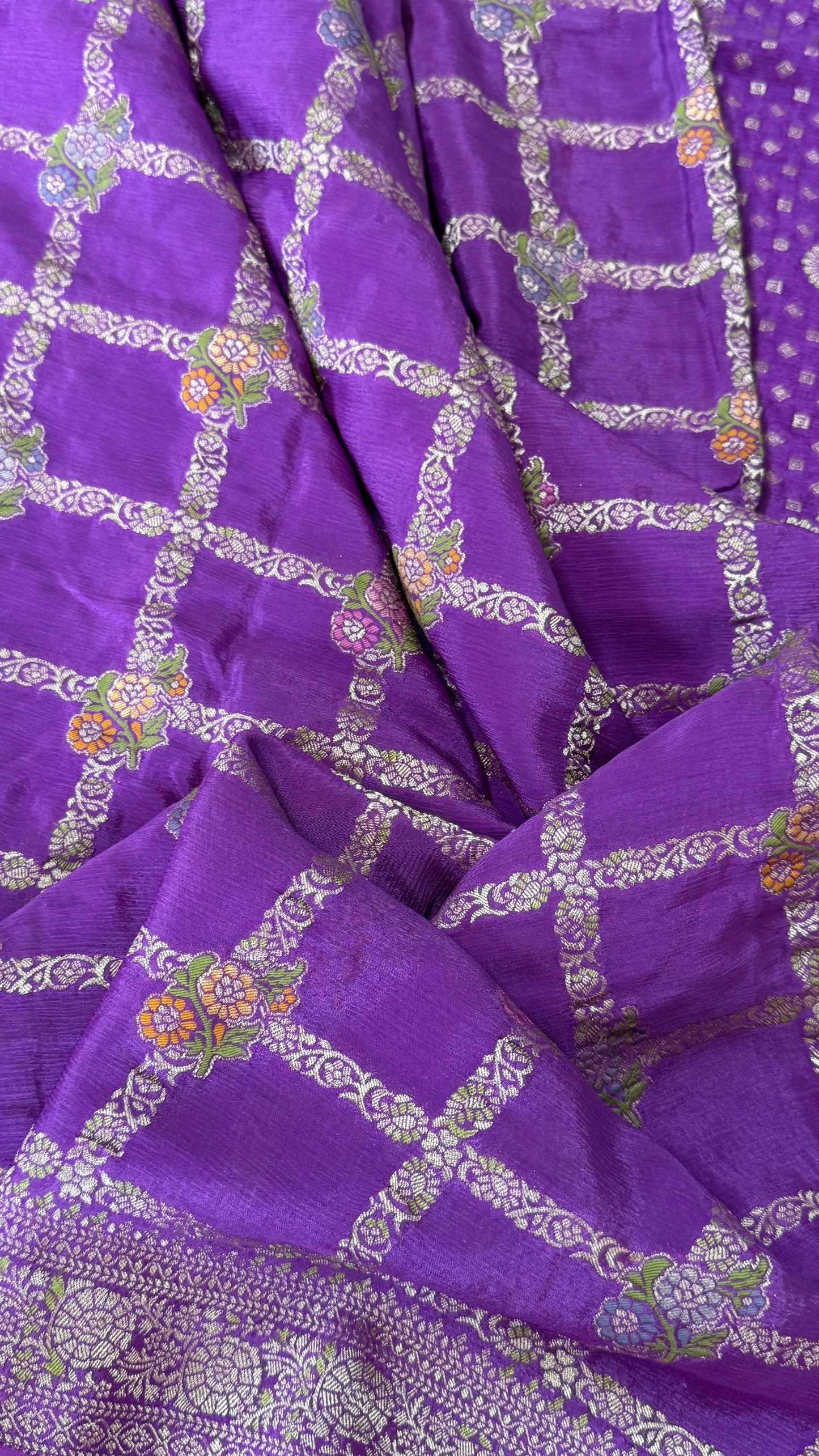 Munga Silk Banarasi Sarees - Purple Elegance