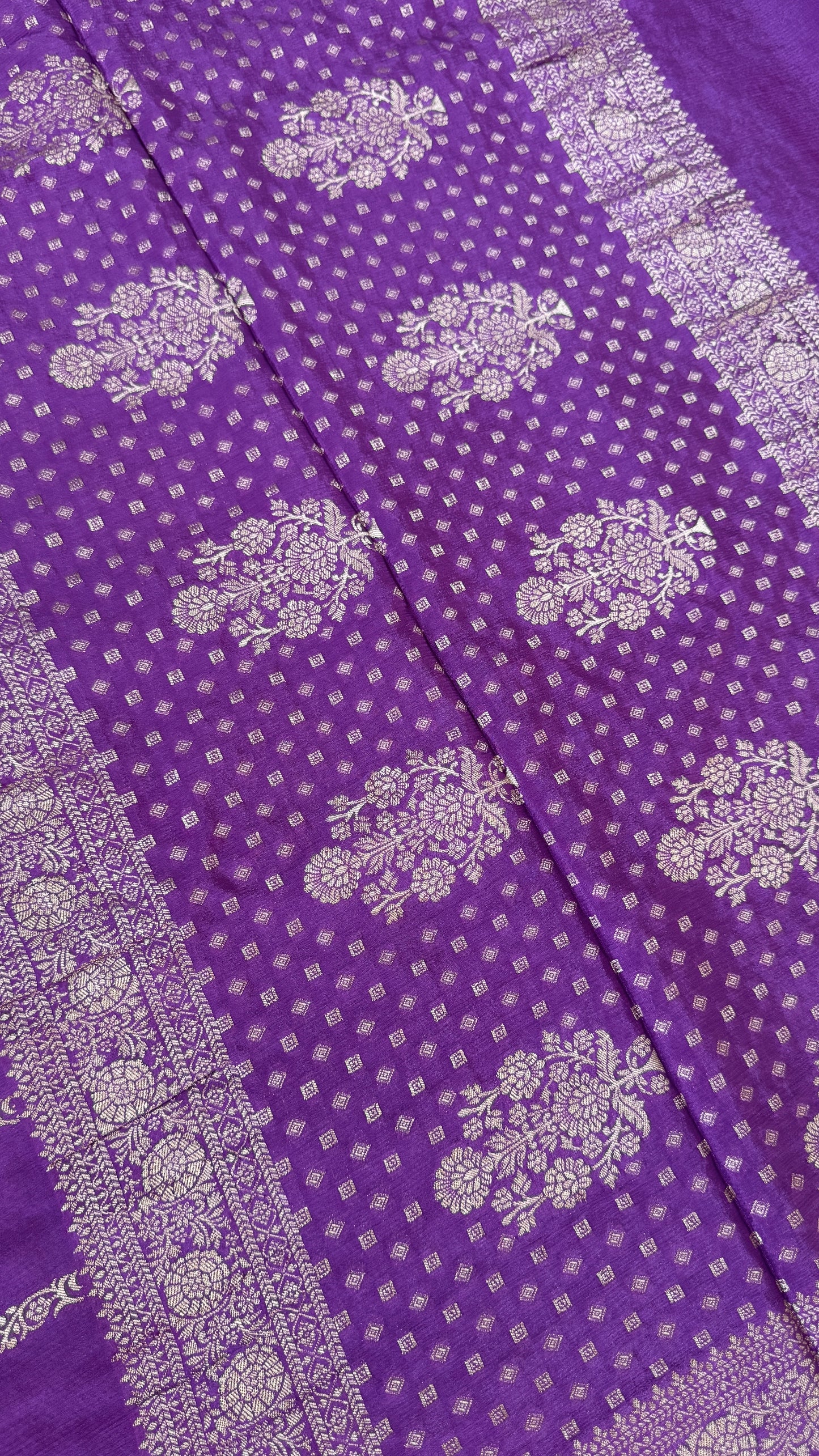 Munga Silk Banarasi Sarees - Purple Elegance