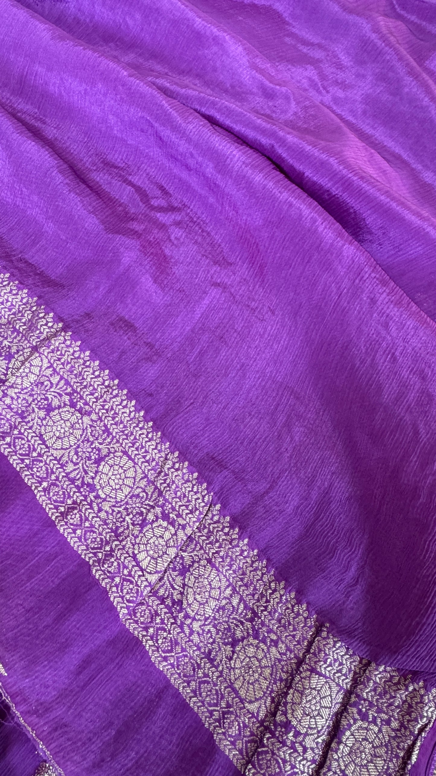Munga Silk Banarasi Sarees - Purple Elegance