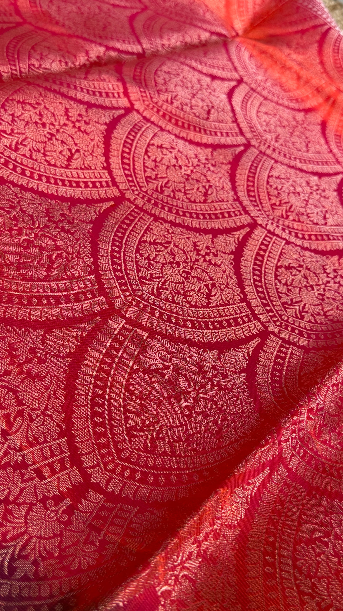 Pure Kanjivaram Soft Silk Borderless Saree – Copper Sulphate Blue with Dual Tone Pallu
