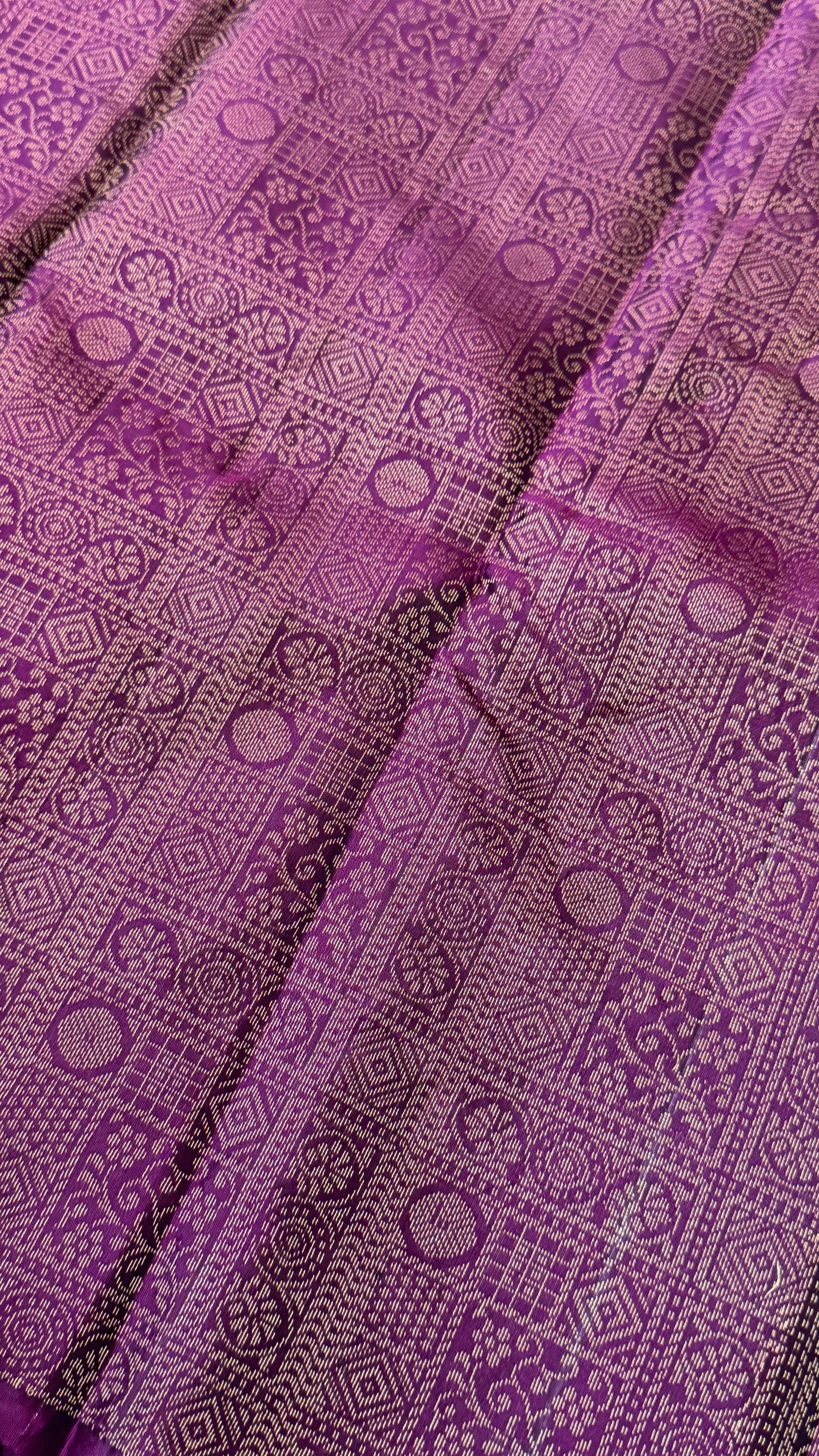 Pure Handloom Soft Silk Saree – Grey and Wine