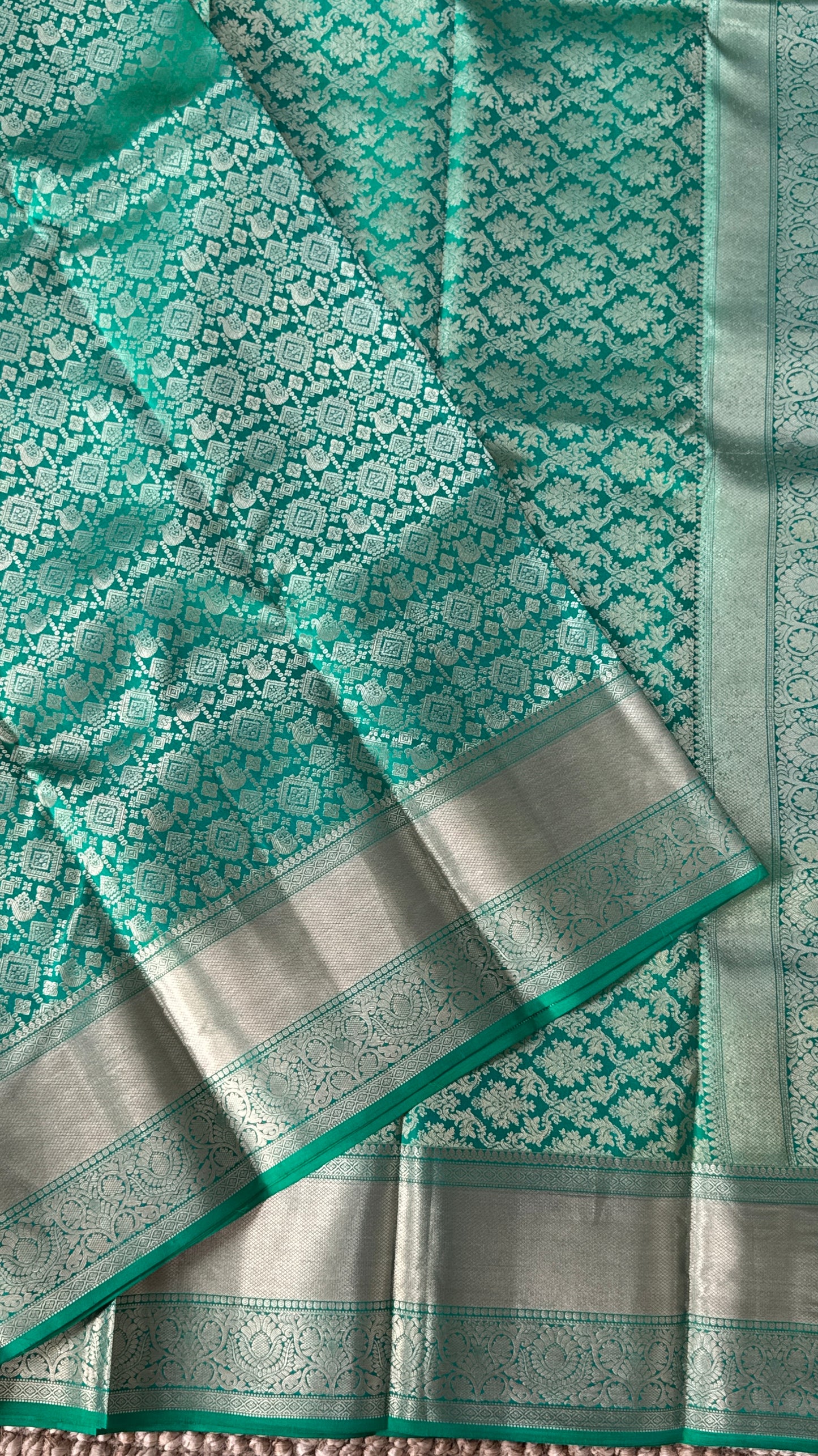 Pure Kanchivaram Silk Saree – Exquisite Green