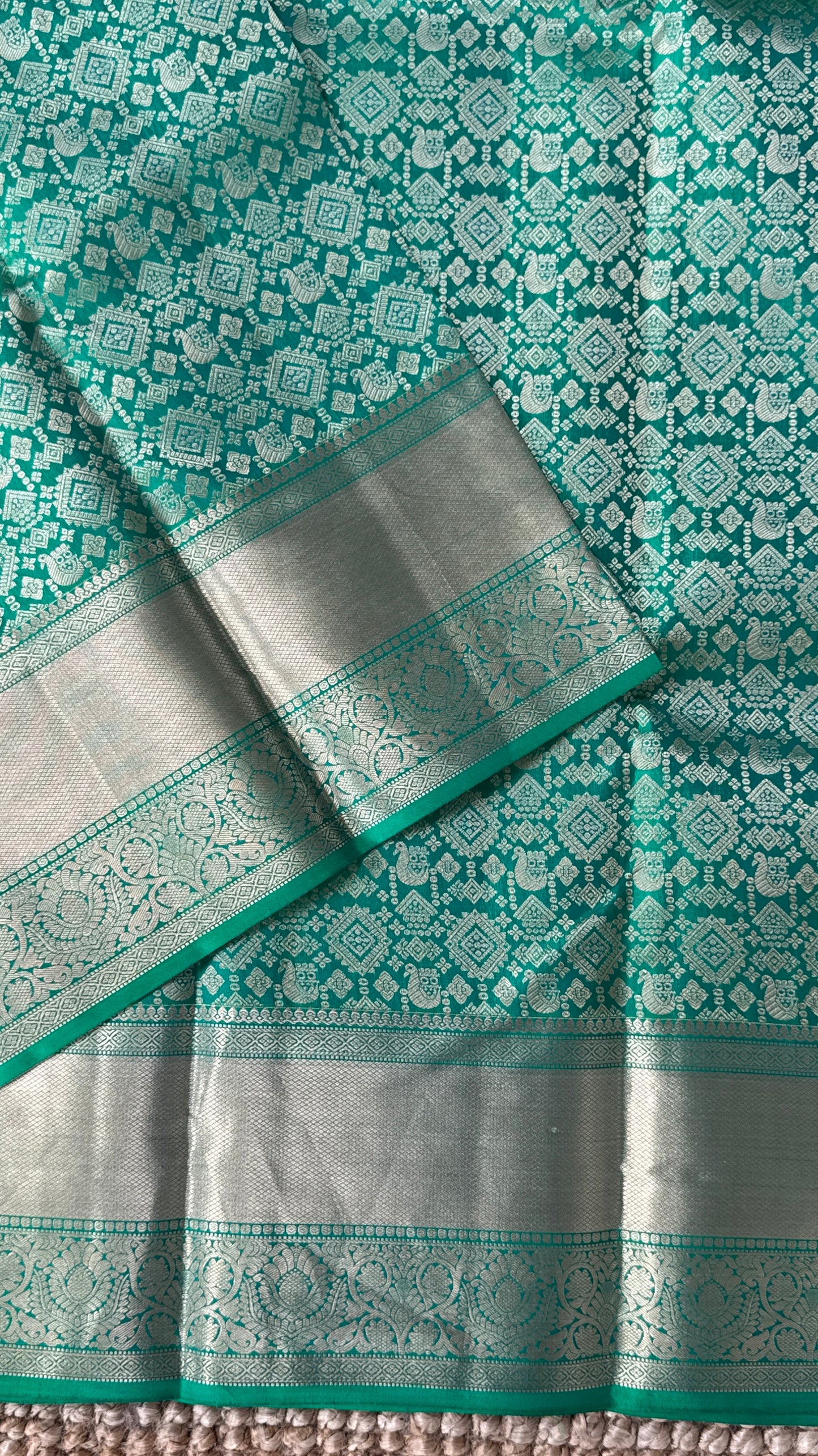 Pure Kanchivaram Silk Saree – Exquisite Green