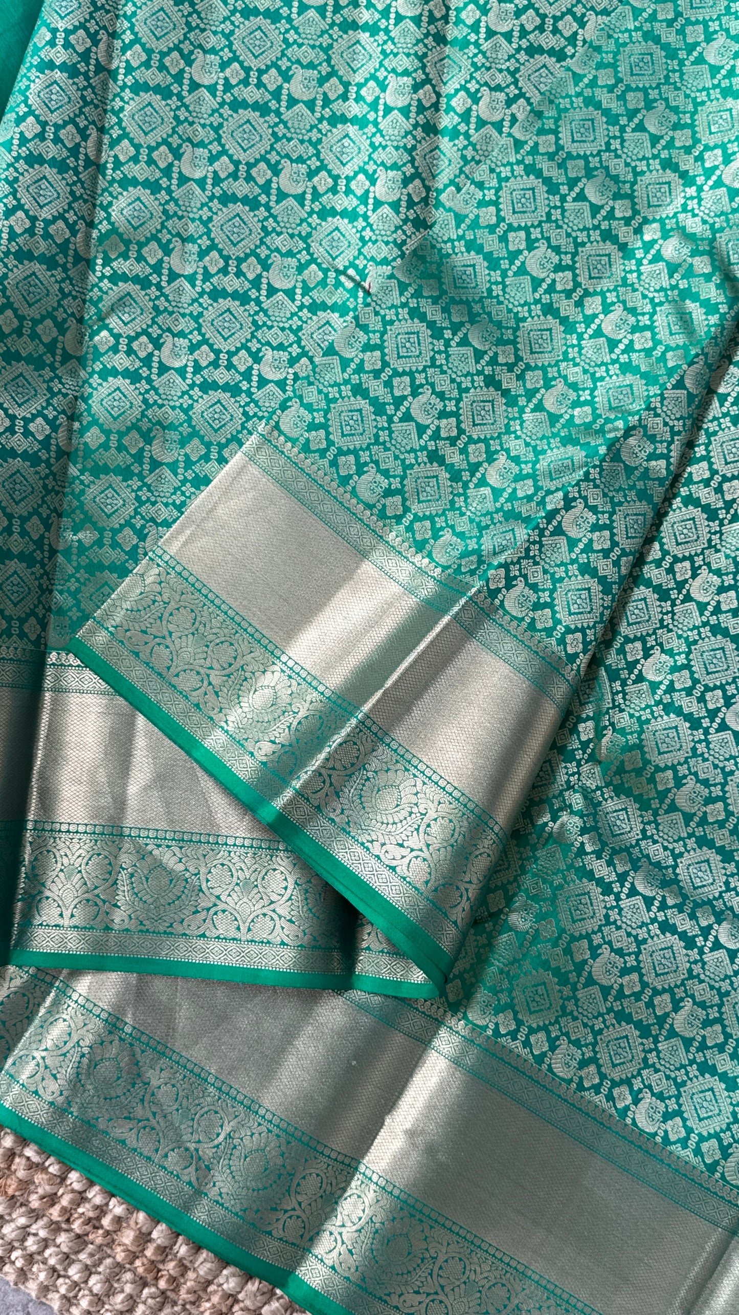 Pure Kanchivaram Silk Saree – Exquisite Green