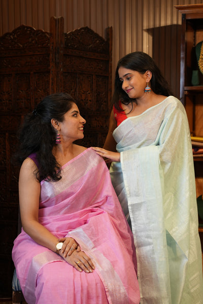 Linen & Giccha Silk Sarees