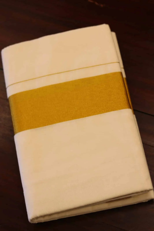 Onam Set Saree – Gold border