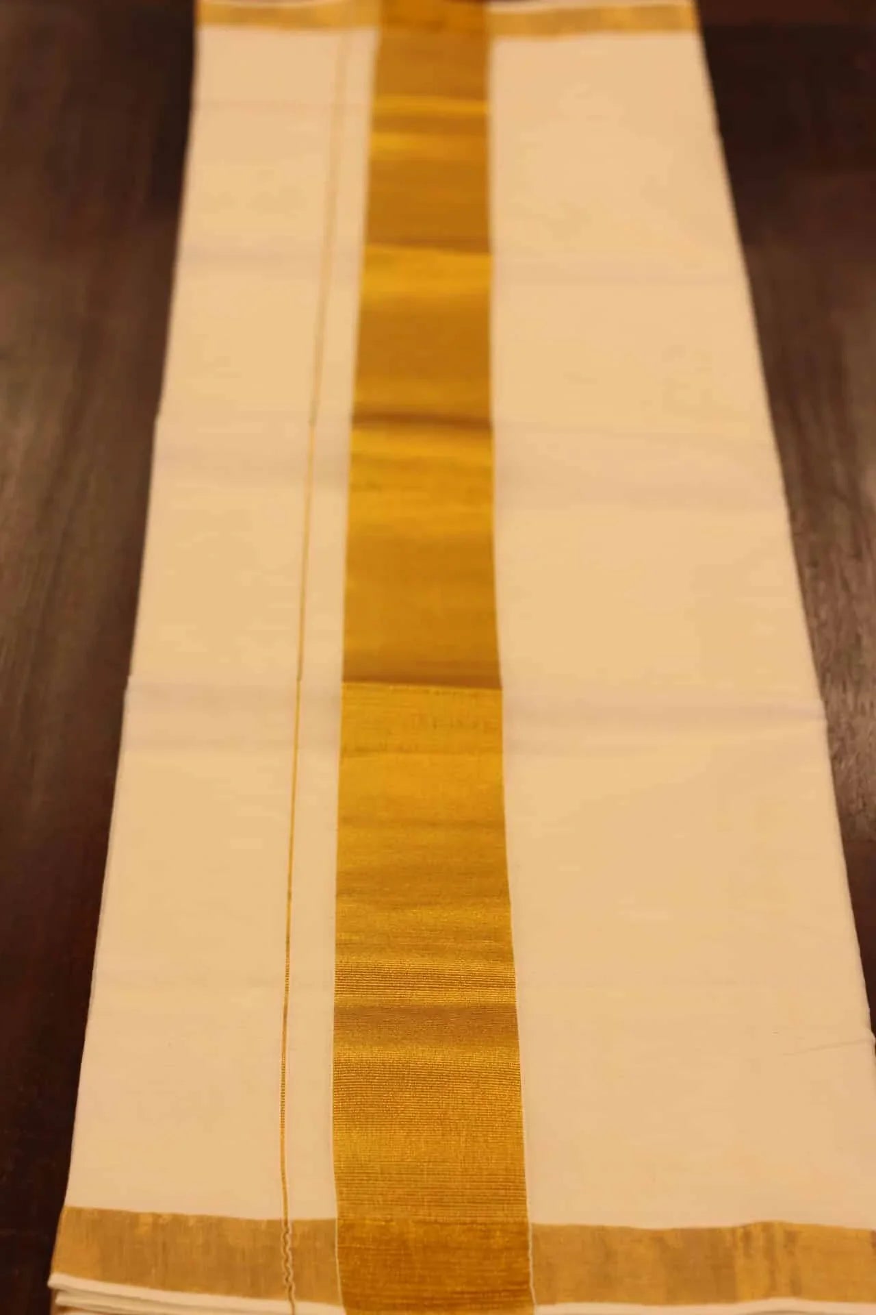 Onam Set Saree – Gold border