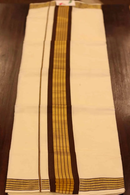 Onam Set Saree – Coffee color border