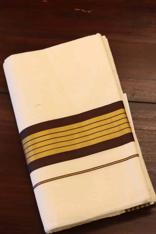 Onam Set Saree – Coffee color border