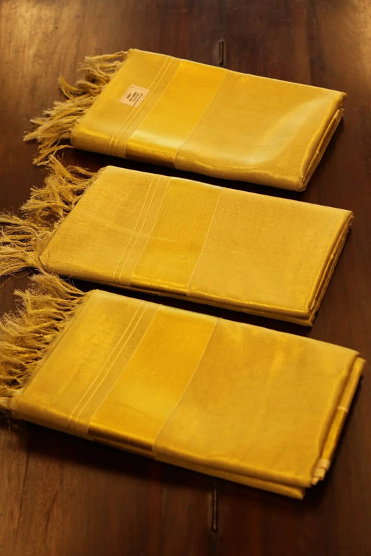 Onam Gold Tissue Silk Saree