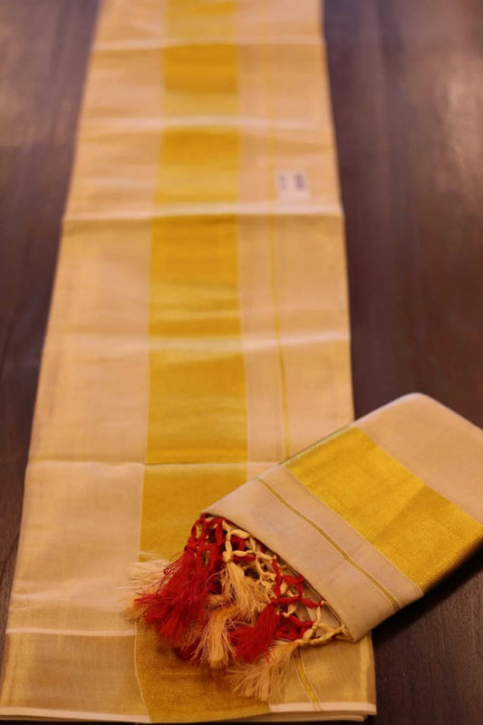Onam Half Saree – Set Mundu – Maroon, Red, Bottle Green and Olive green