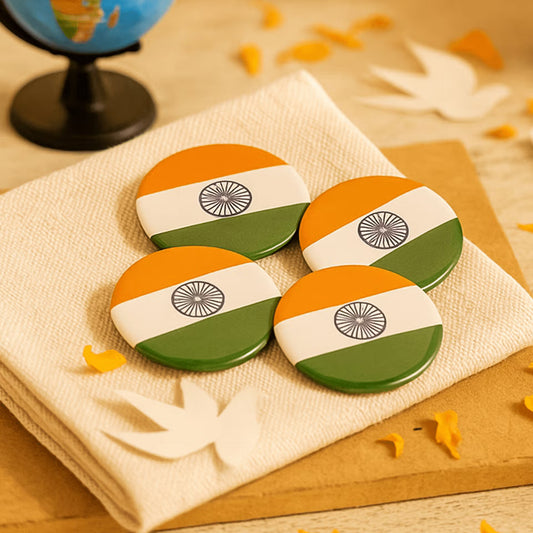 Indian Flag Badge