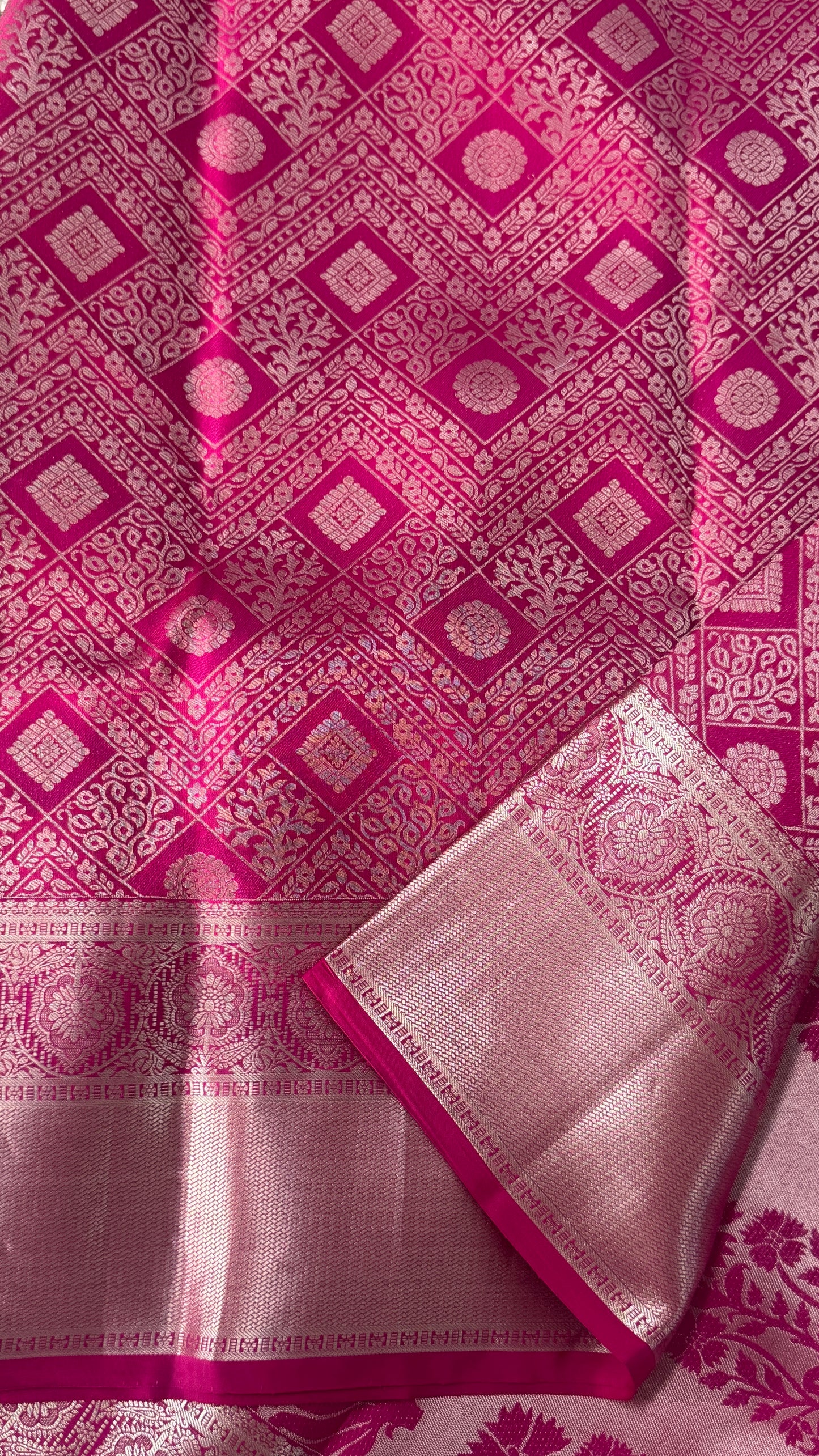 Pure Kanchivaram Silk Saree – Pink