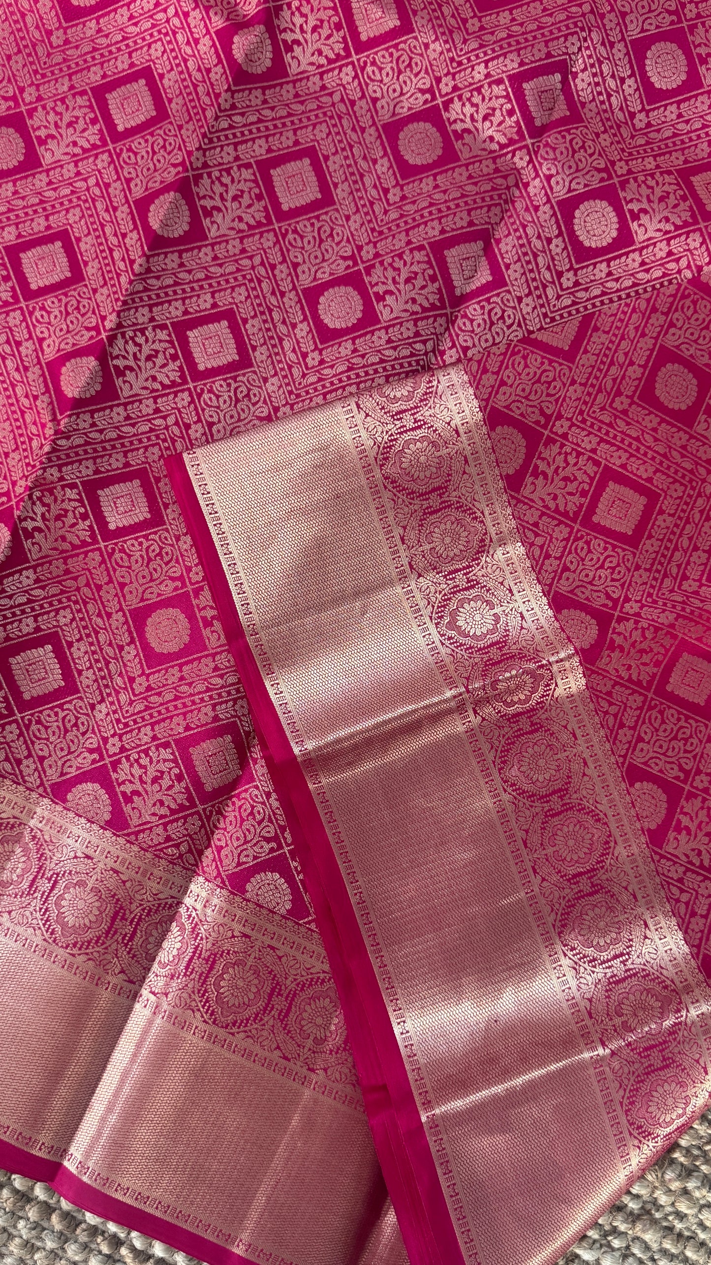 Pure Kanchivaram Silk Saree – Pink