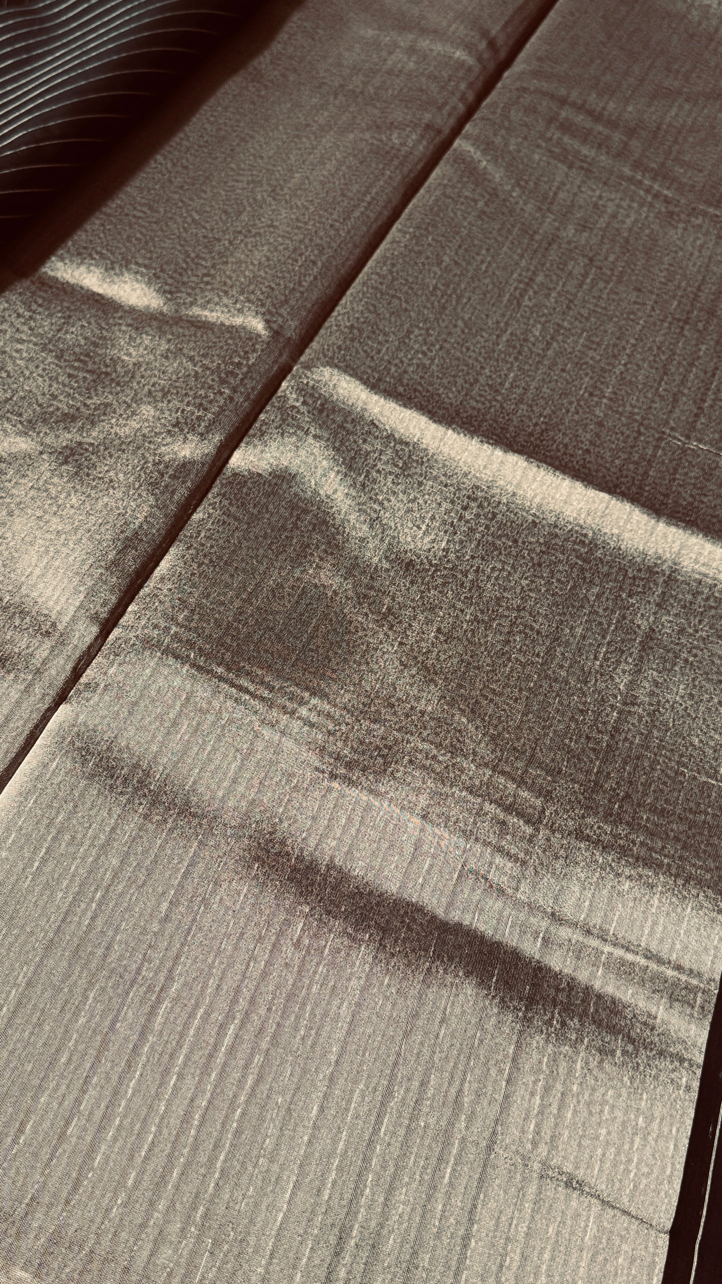 Purely Handwoven - Black with Silver Tissue Zari Weaving