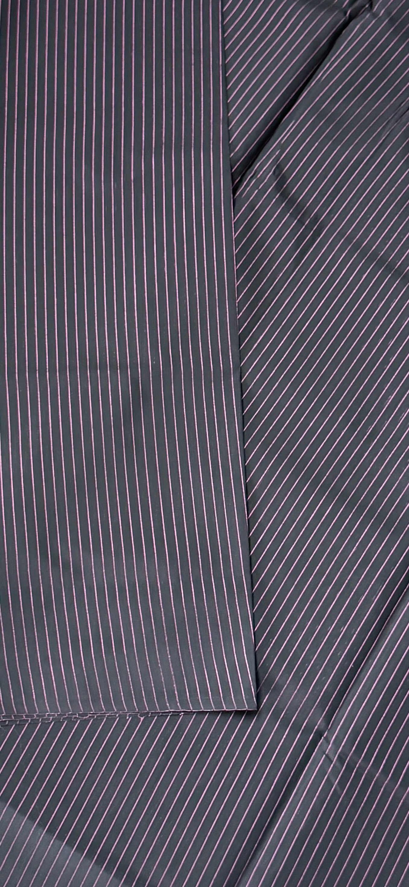 Purely Handwoven - Black with Pink Tissue Zari Weaving