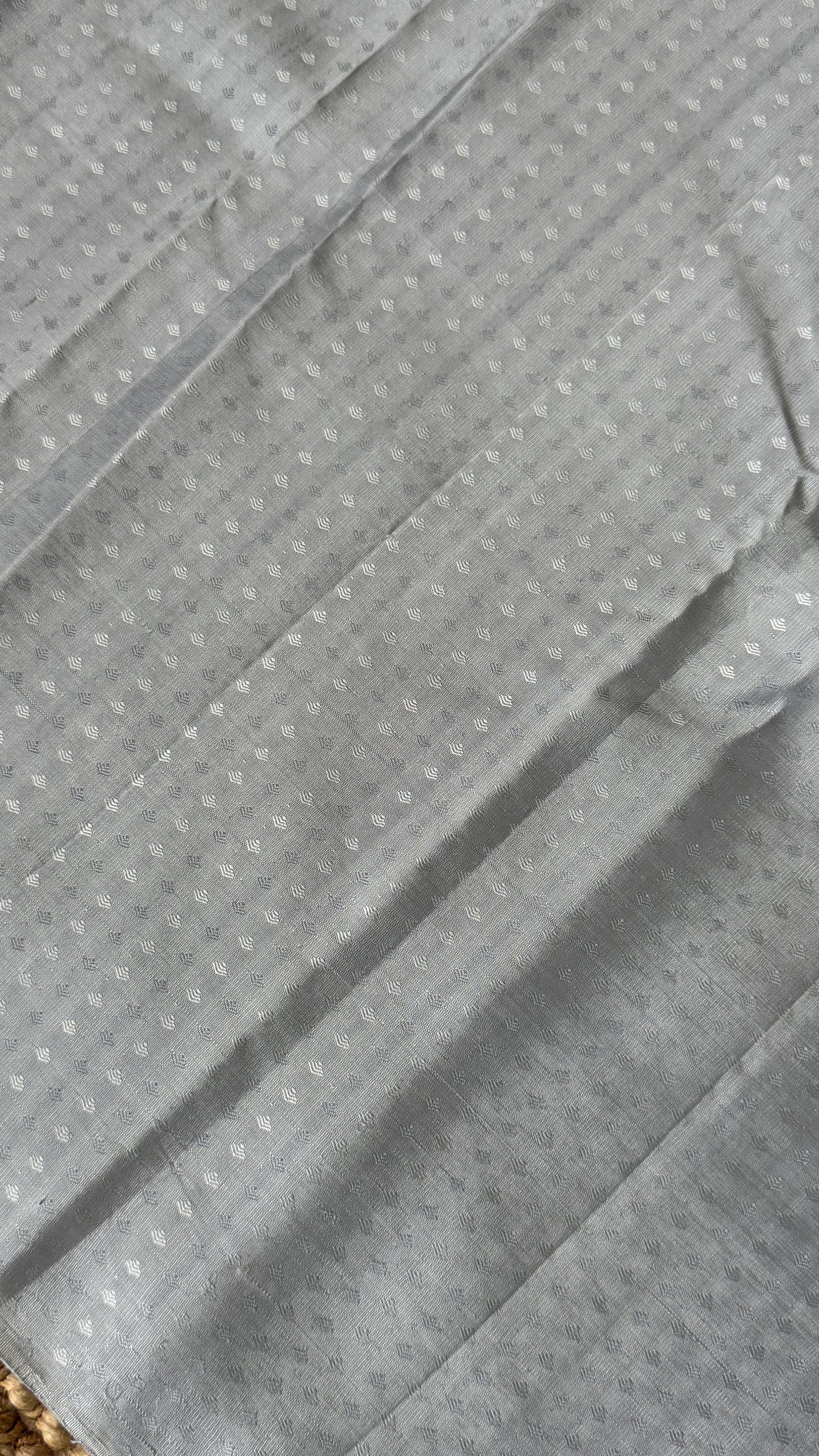 Pure Kanchivaram Silk Saree – Silver Grey Elegance Woven in Tradition