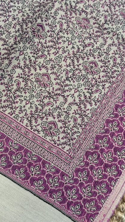 Reversible Shawls - Wine