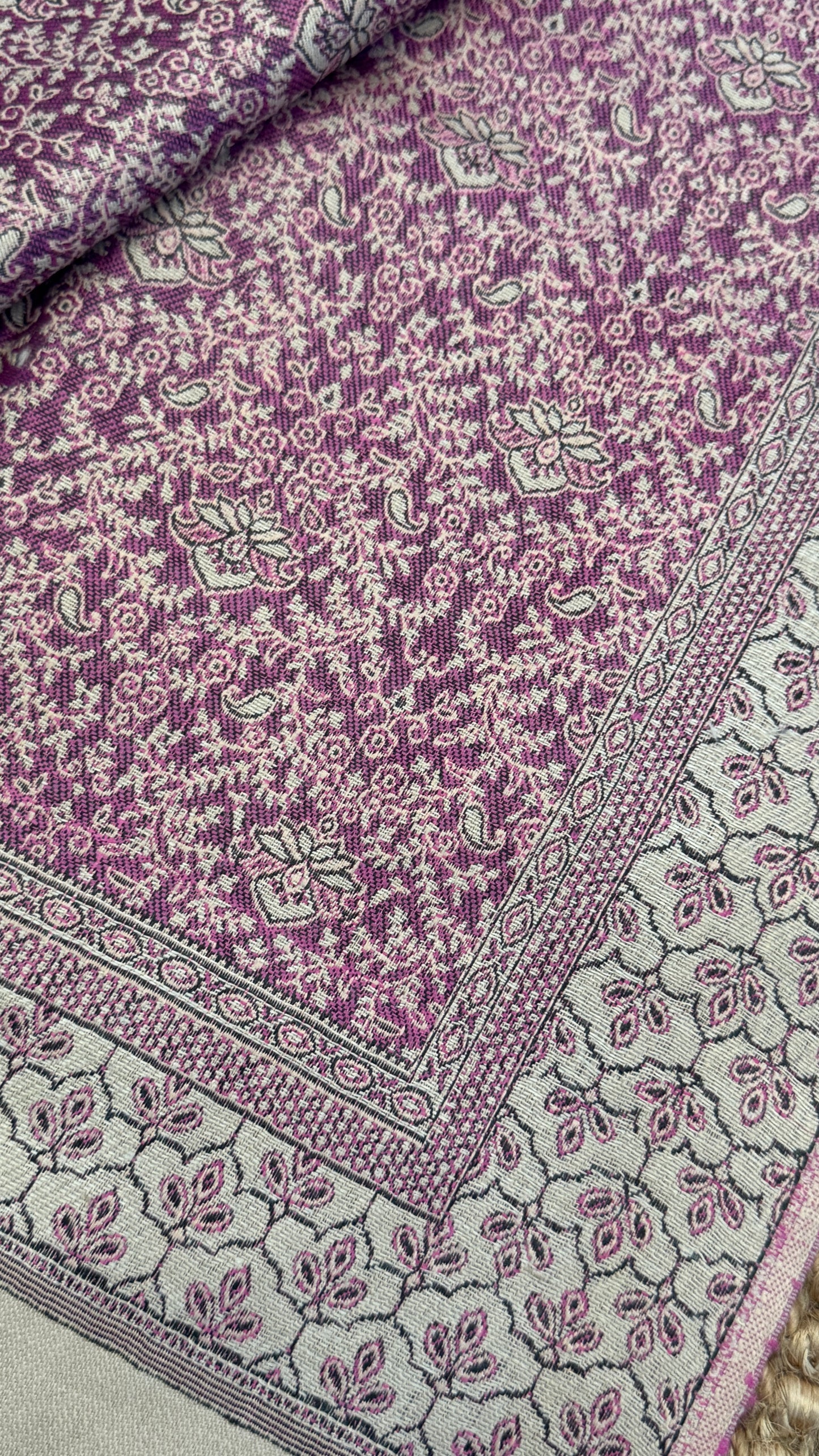 Reversible Shawls - Wine