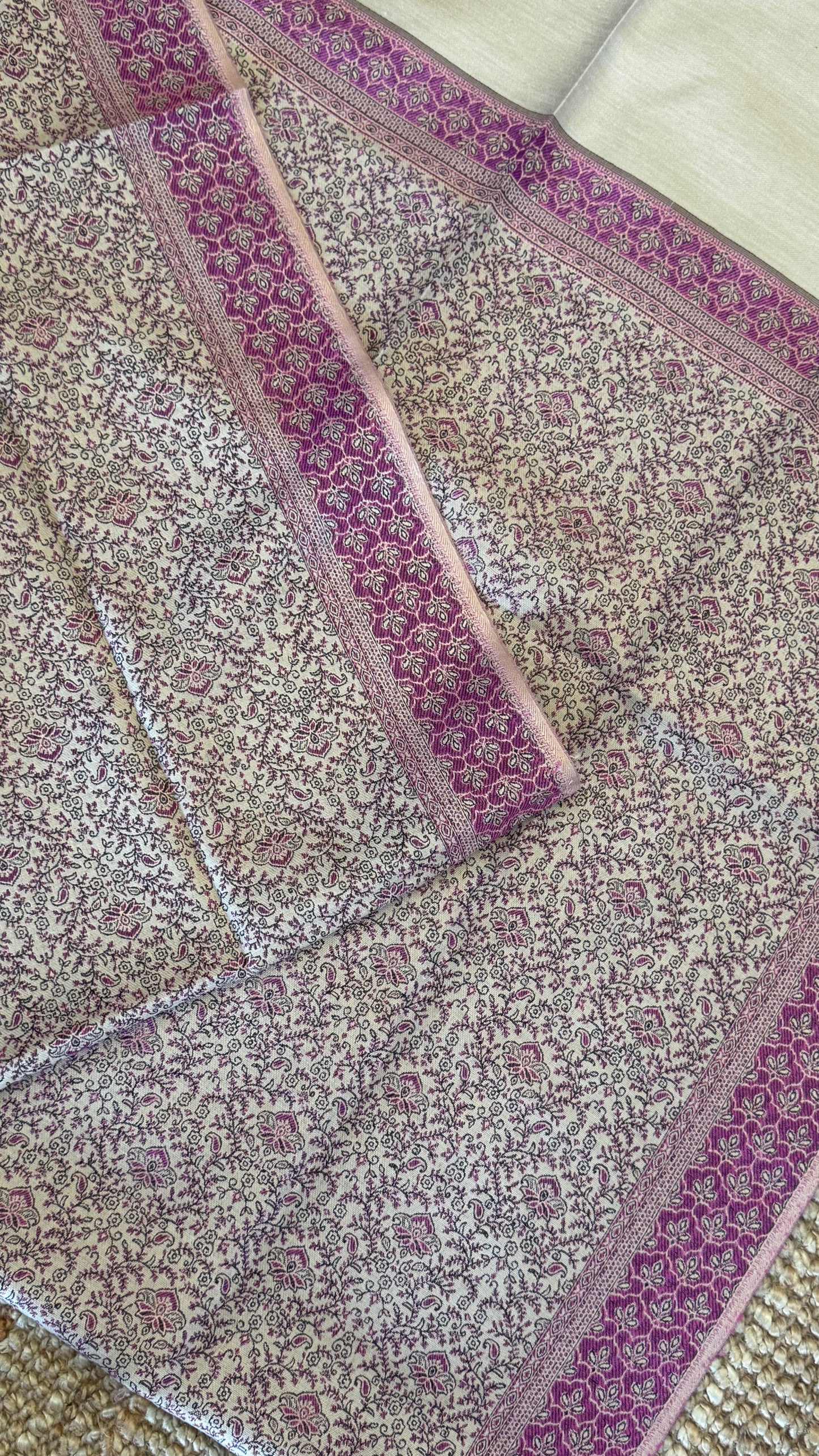 Reversible Shawls - Wine