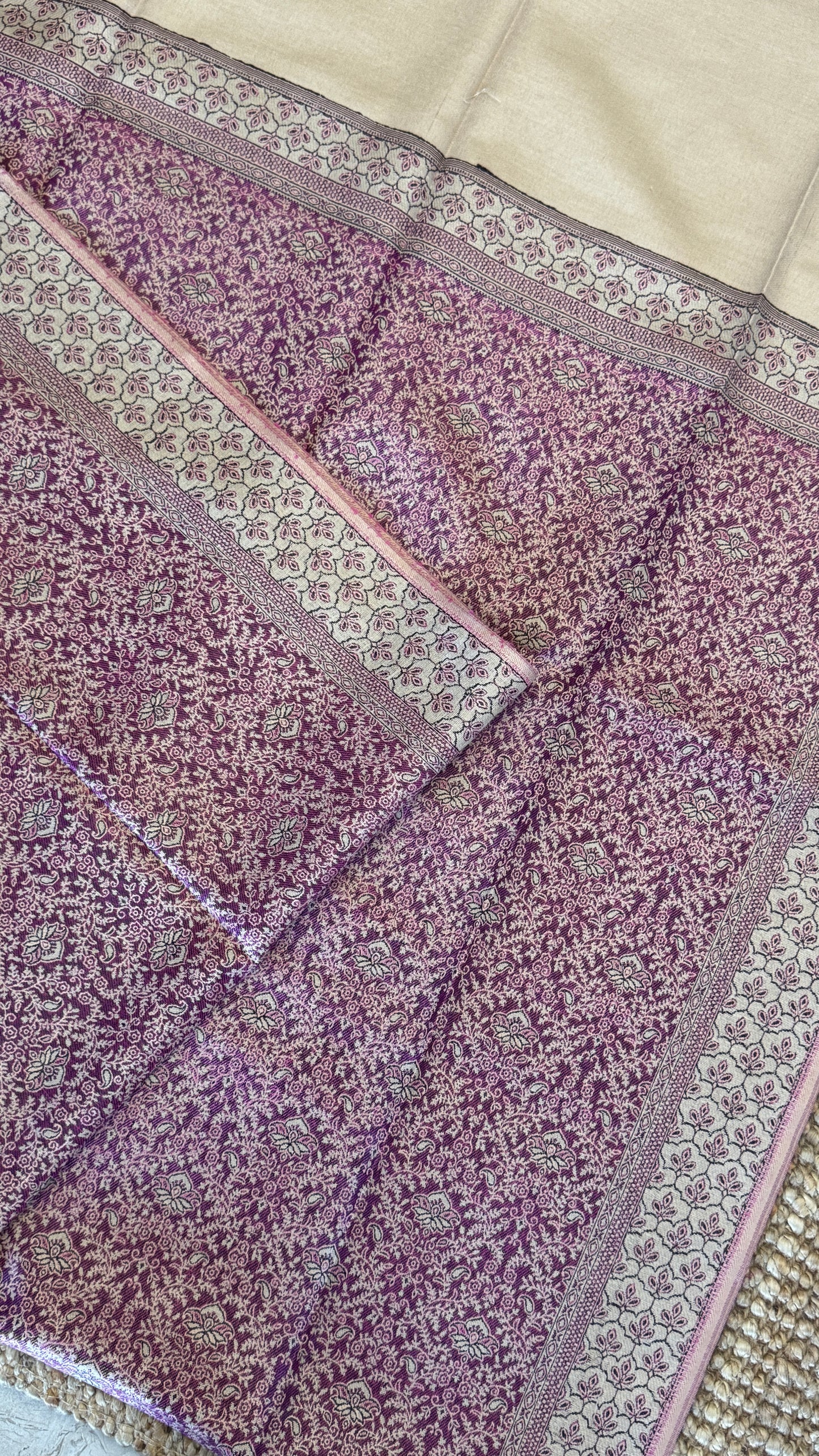 Reversible Shawls - Wine