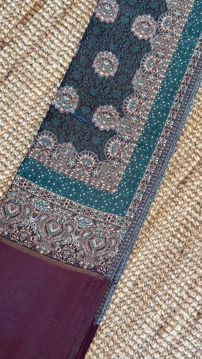 Reversible Shawls - Teal