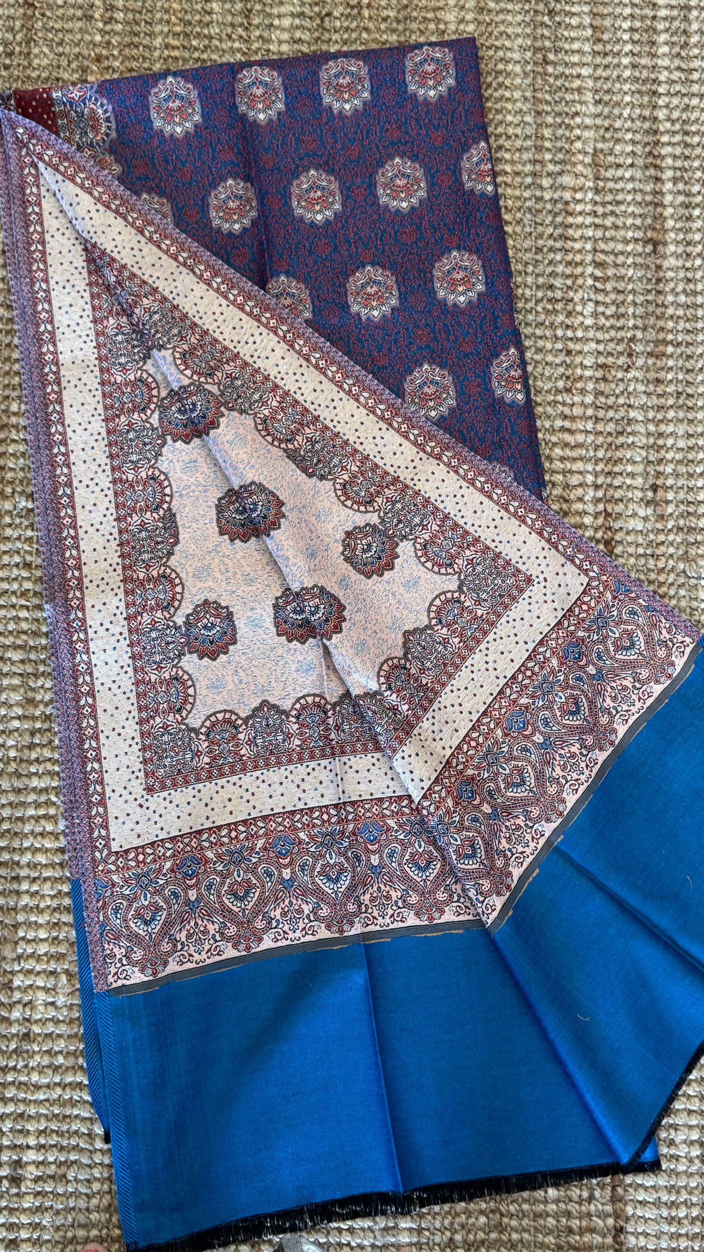 Reversible Shawls - Blue