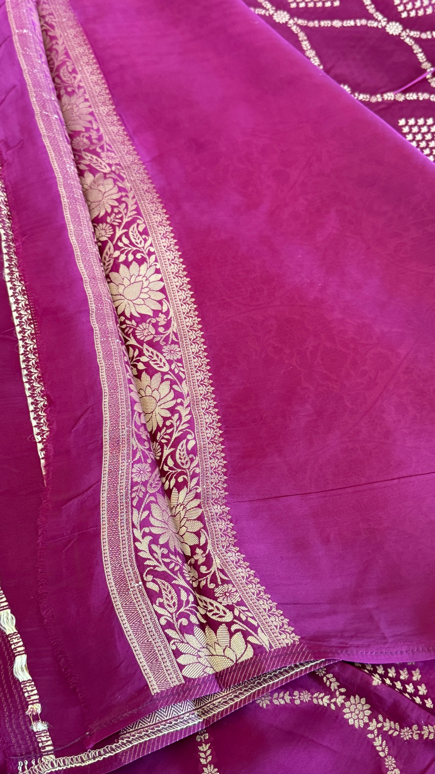 Mashru Silk Banarasi Sarees - Wine