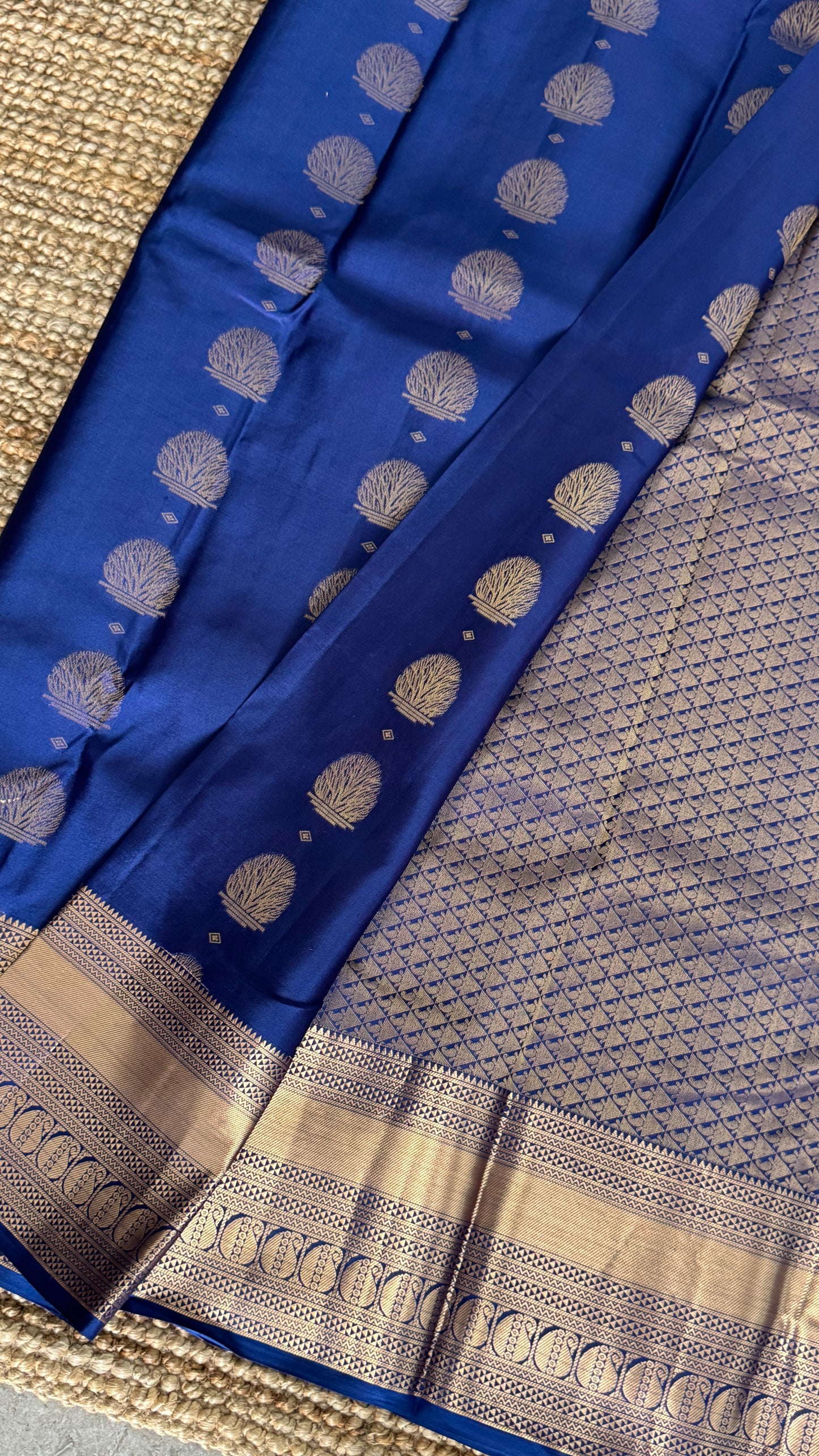 KANJIVARAM PURE SILK SAREE in Royal Blue