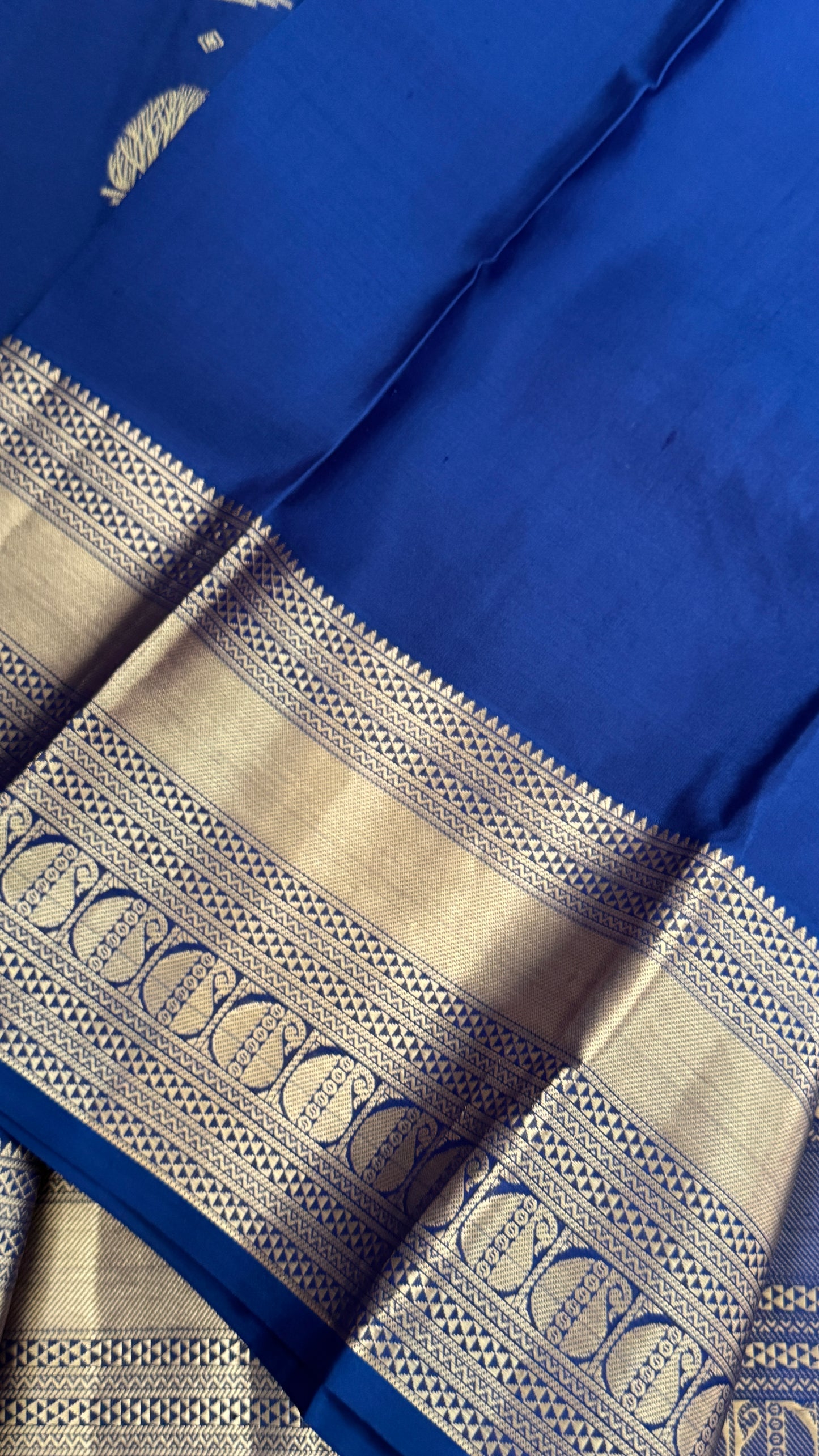 KANJIVARAM PURE SILK SAREE in Royal Blue