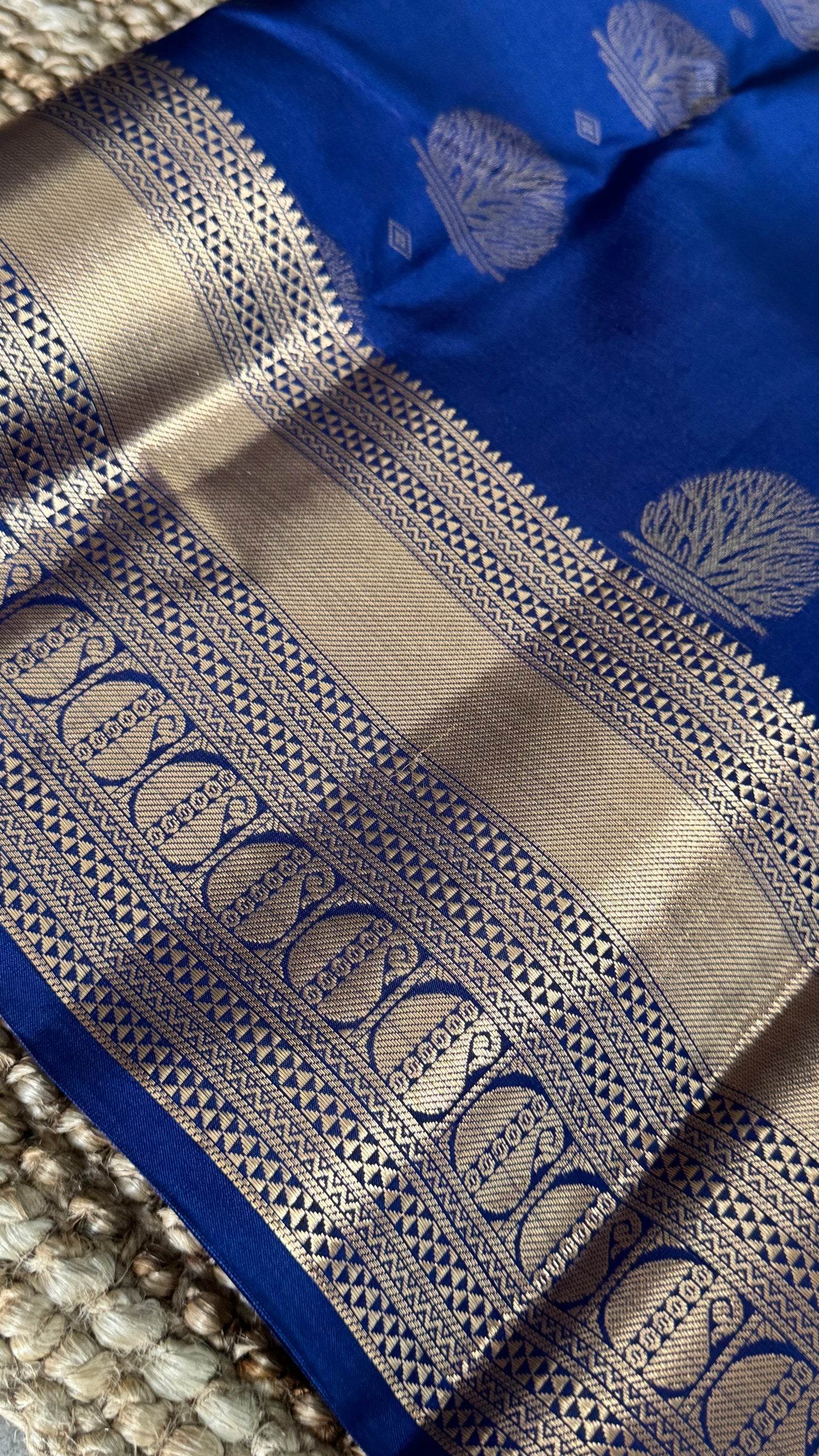 KANJIVARAM PURE SILK SAREE in Royal Blue