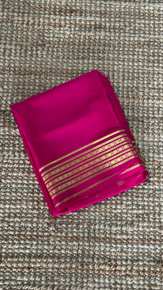 Pure Mysore Silk Sarees - Pink