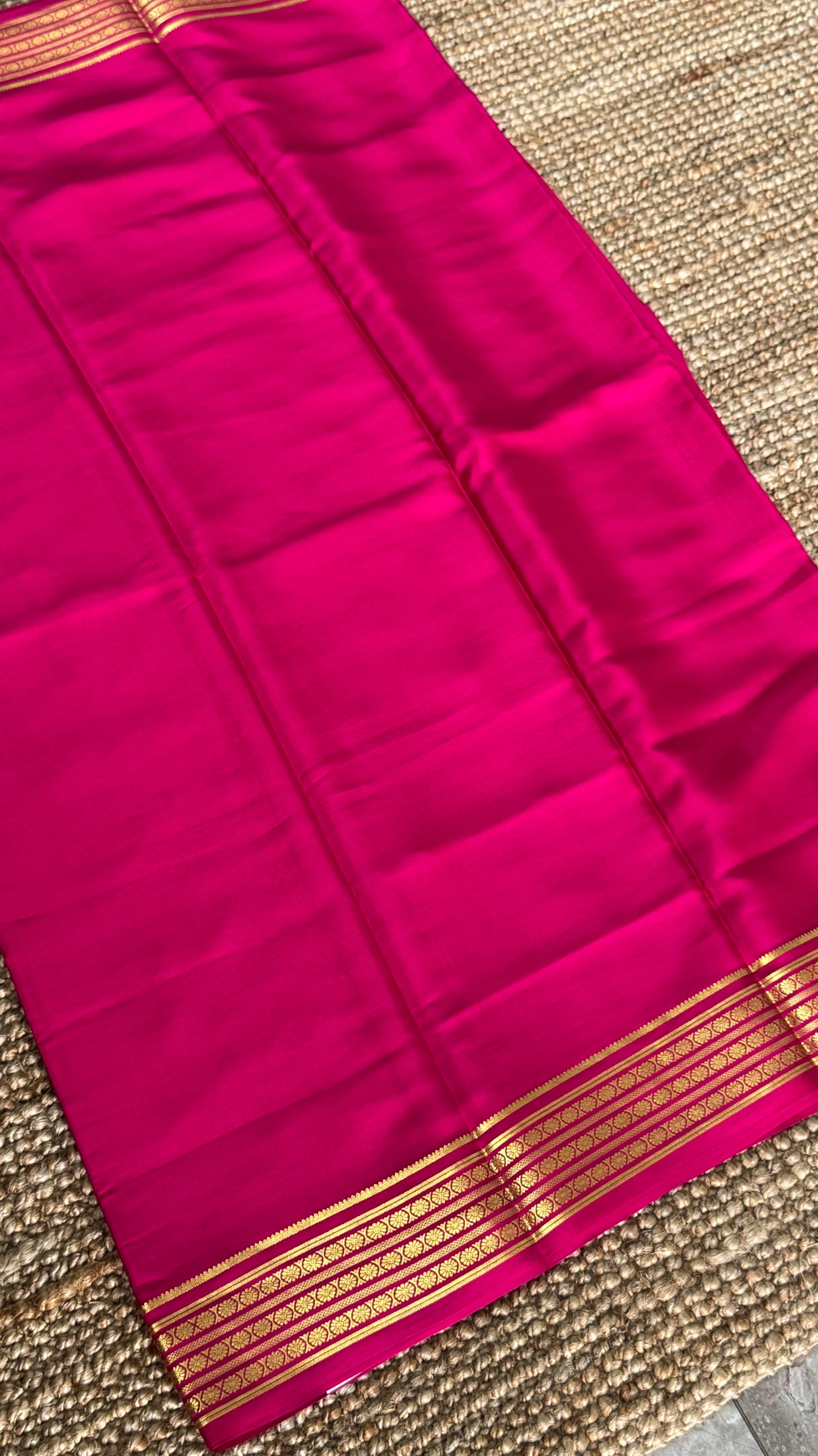 Pure Mysore Silk Sarees - Pink