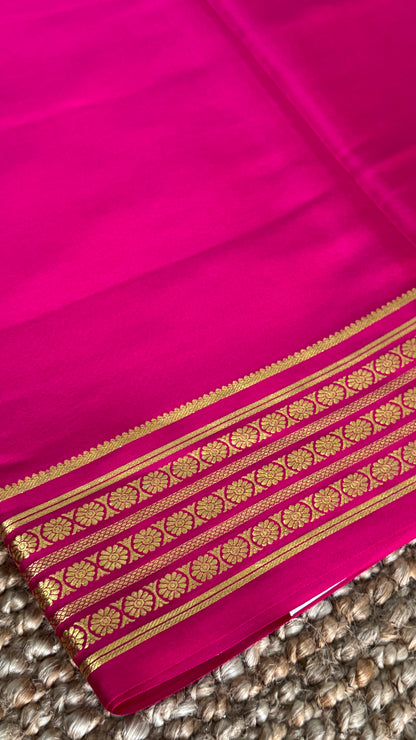 Pure Mysore Silk Sarees - Pink