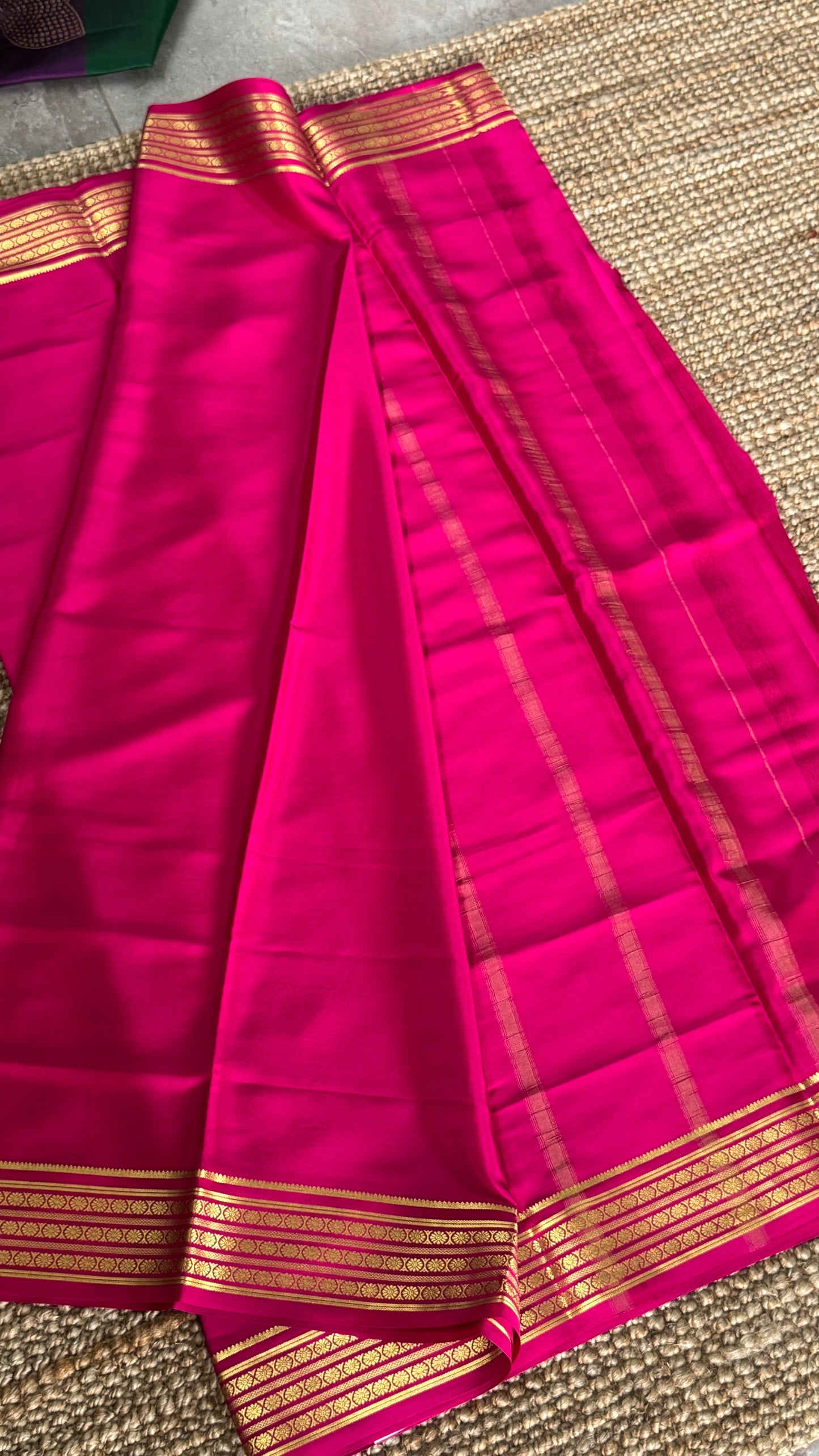 Pure Mysore Silk Sarees - Pink