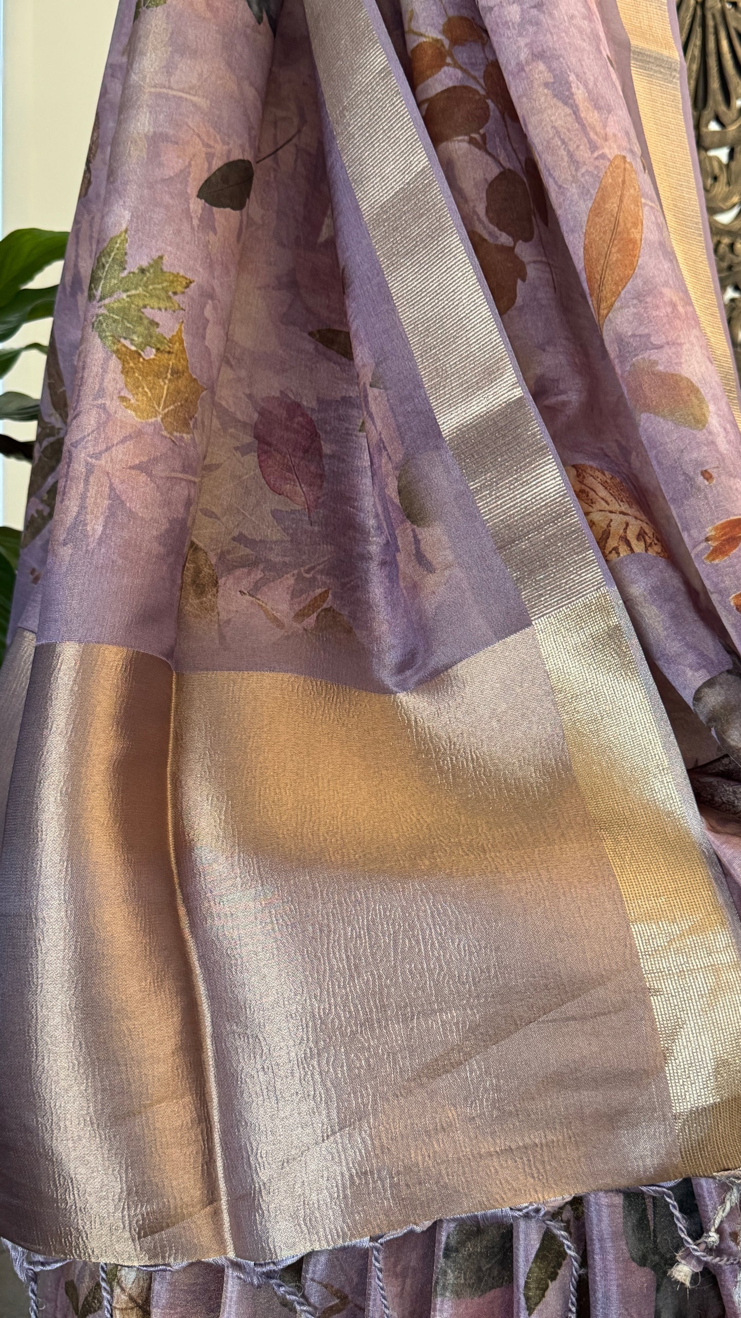 Tissue Silk – Pink and Gold