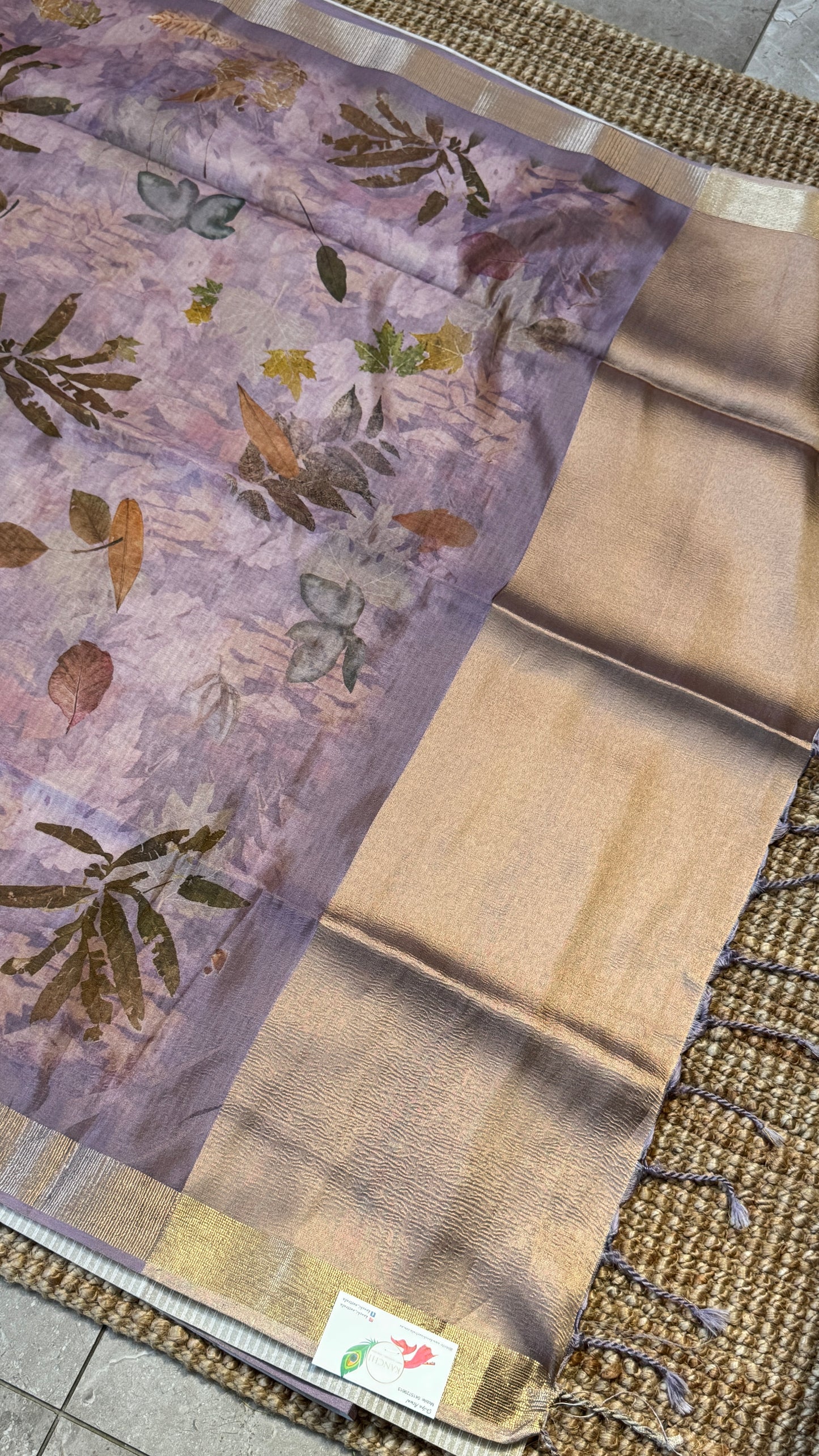 Tissue Silk – Pink and Gold