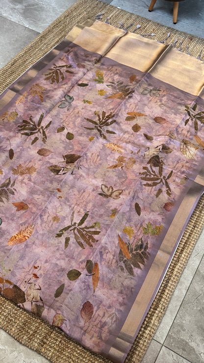 Tissue Silk – Pink and Gold